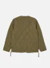 Taion Crew Neck Down Jacket in Dark Olive Ripstop sold by Universal Works