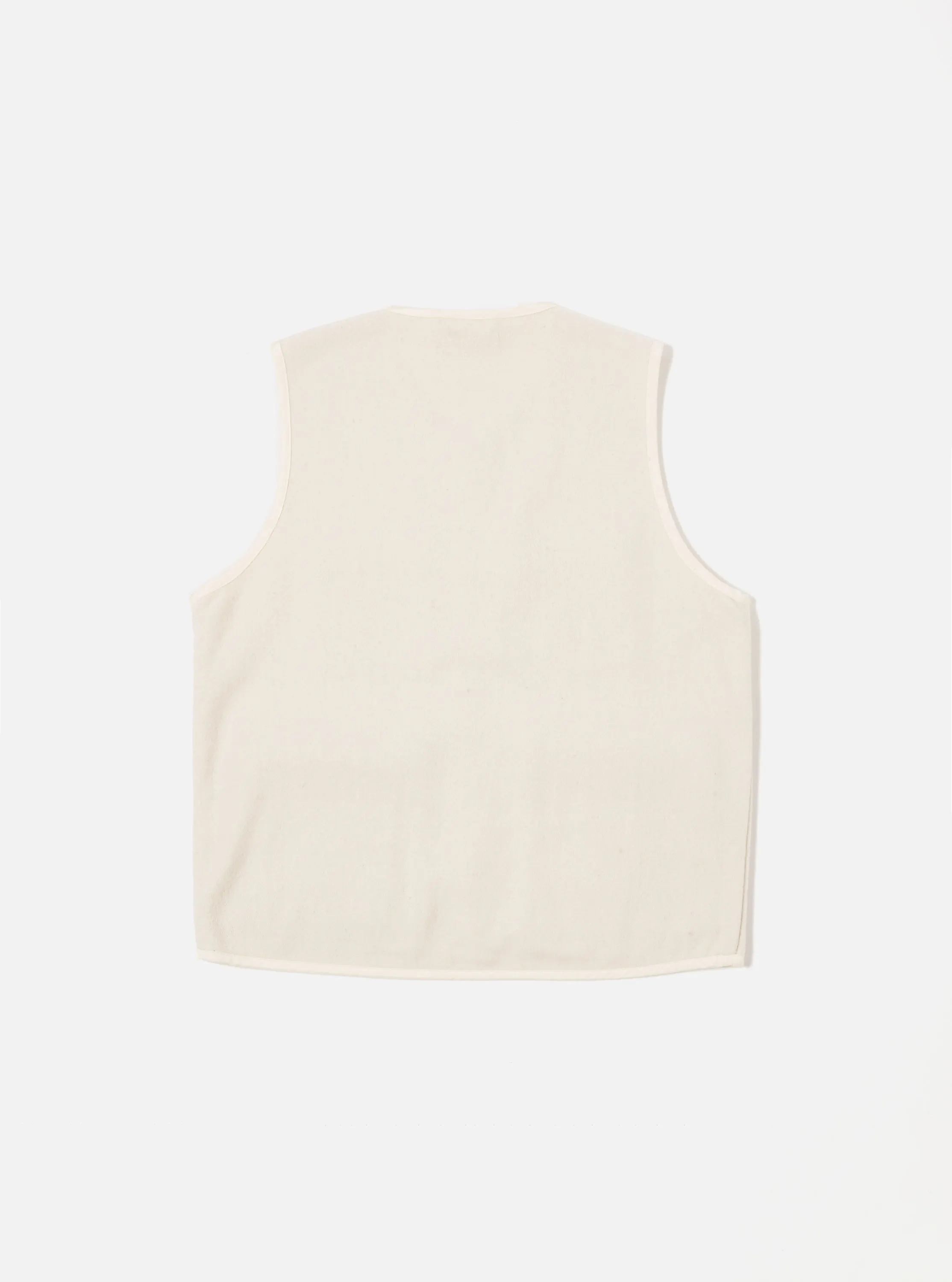 Universal Works 4 Pocket Gilet in Ecru Marl Mowbray sold by Universal Works product image thumbnail 3