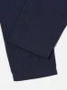 Universal Works Military Chino in Navy Cotton Pinstripe sold by Universal Works