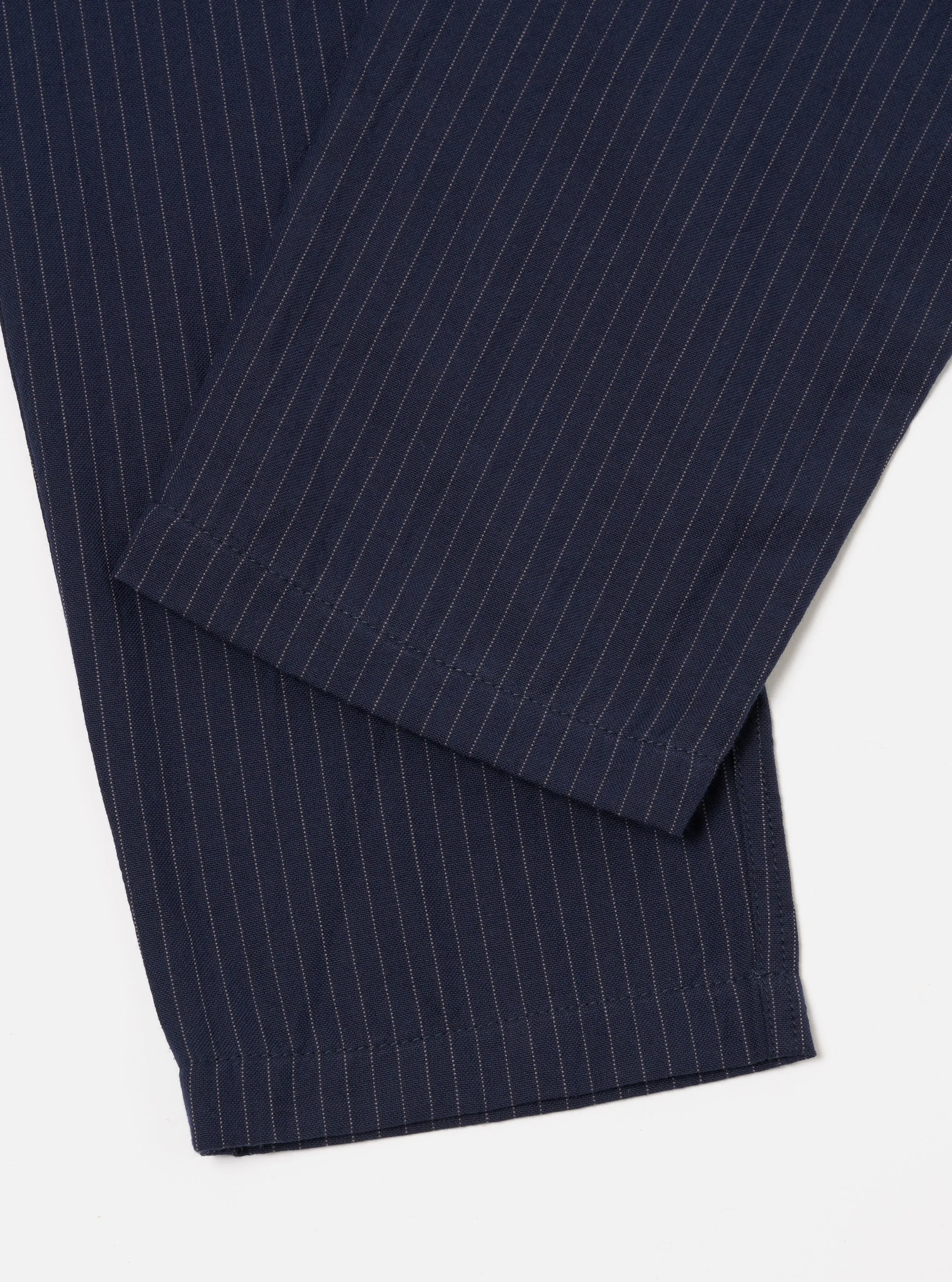Universal Works Military Chino in Navy Cotton Pinstripe sold by Universal Works product image thumbnail 5
