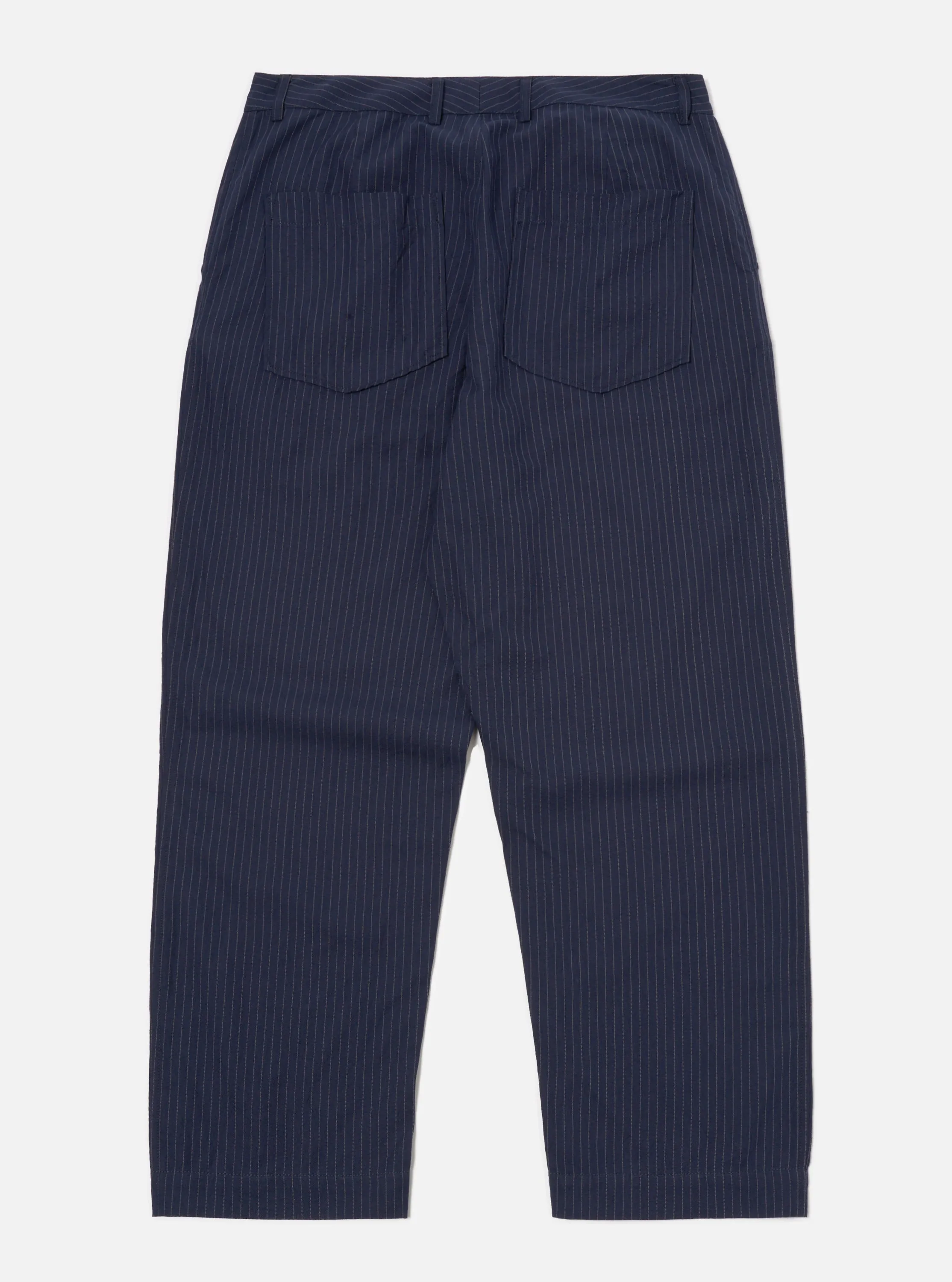 Universal Works Duke Pant in Navy Cotton Pinstripe sold by Universal Works product image thumbnail 3