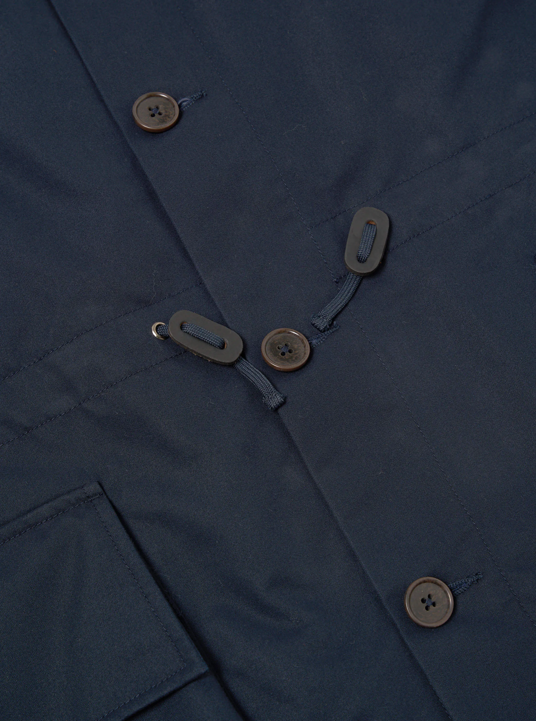 Navy Brushed Polytech Boston Parka sold by Universal Works product image thumbnail 5