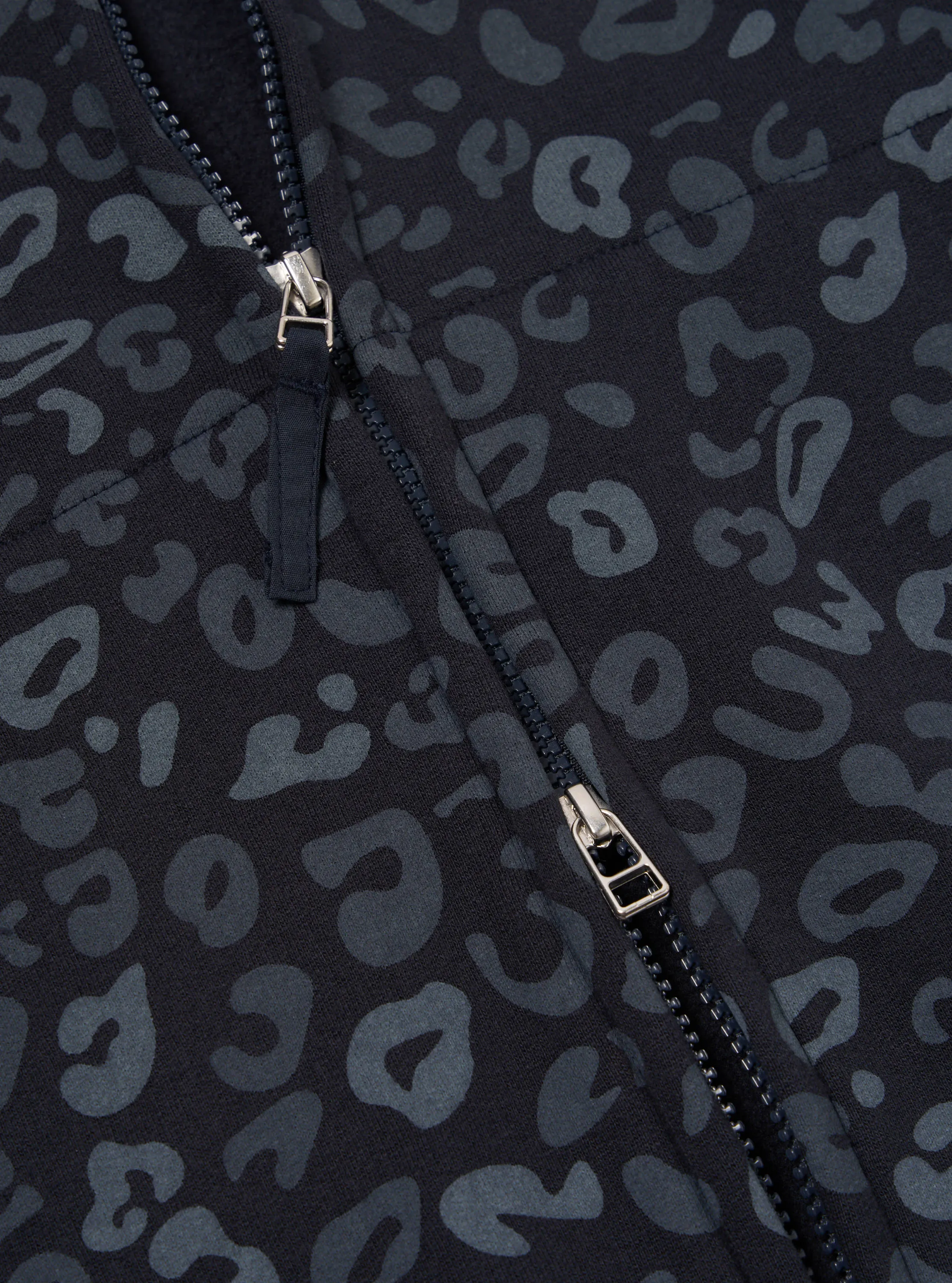 Universal Works New York Hoody in Navy Leopard Brush Back sold by Universal Works product image thumbnail 4