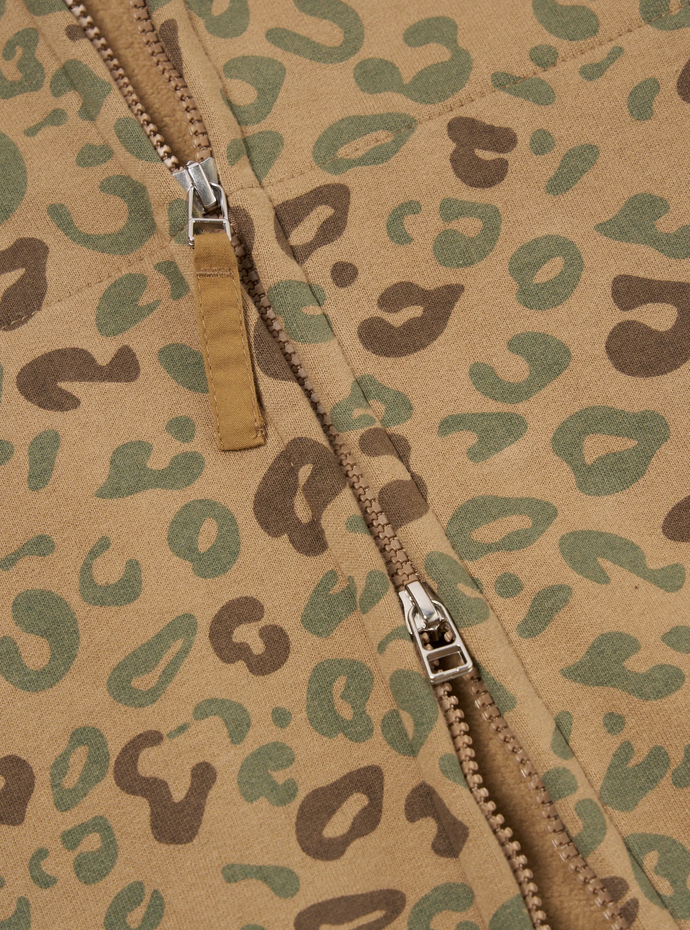 Universal Works New York Hoody in Sand Leopard Brush Back sold by Universal Works product image thumbnail 4