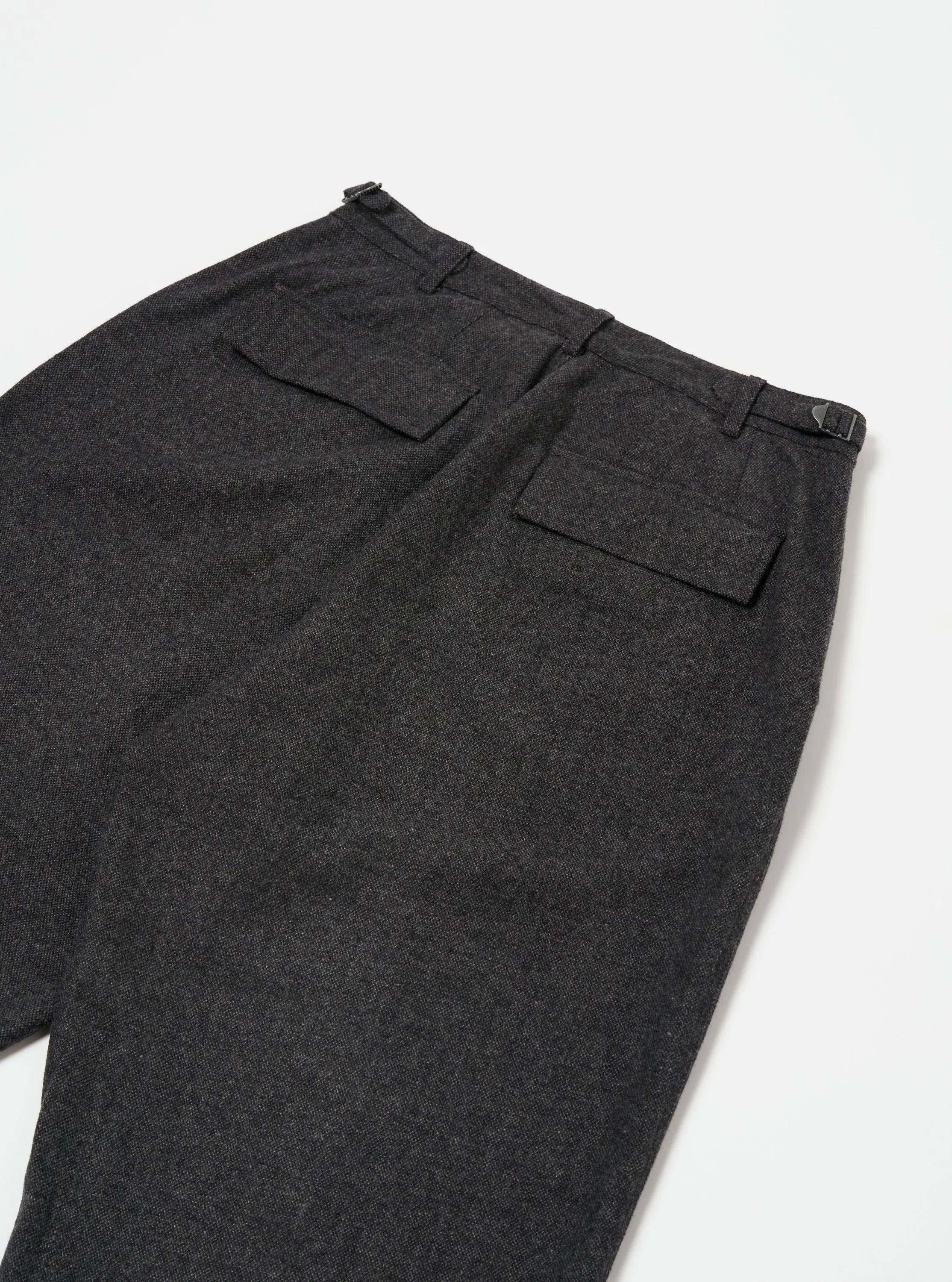 Universal Works Loose Pilot Trouser in Grey Anders Wool Upcycled sold by Universal Works product image thumbnail 5