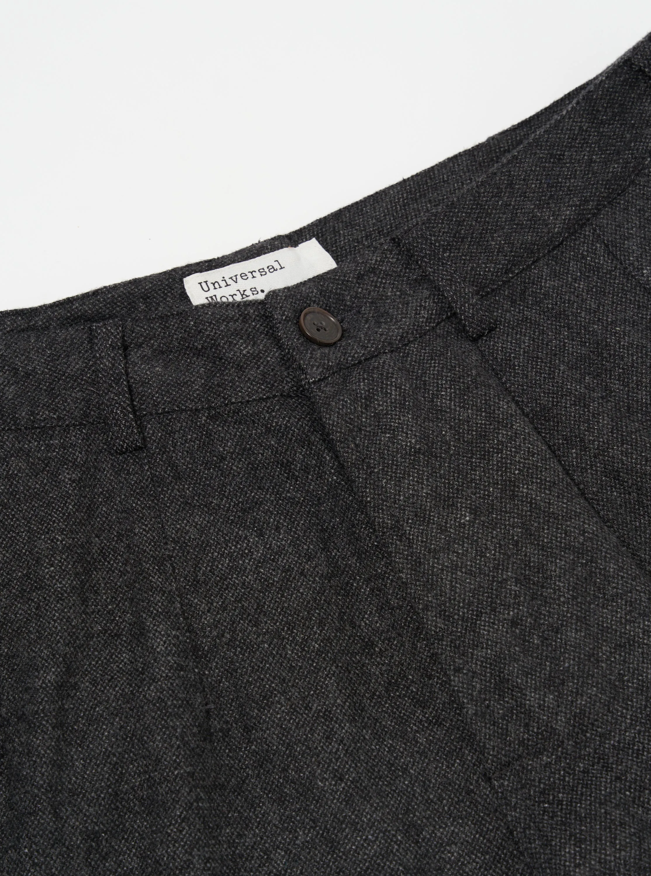 Universal Works Loose Pilot Trouser in Grey Anders Wool Upcycled sold by Universal Works product image thumbnail 4