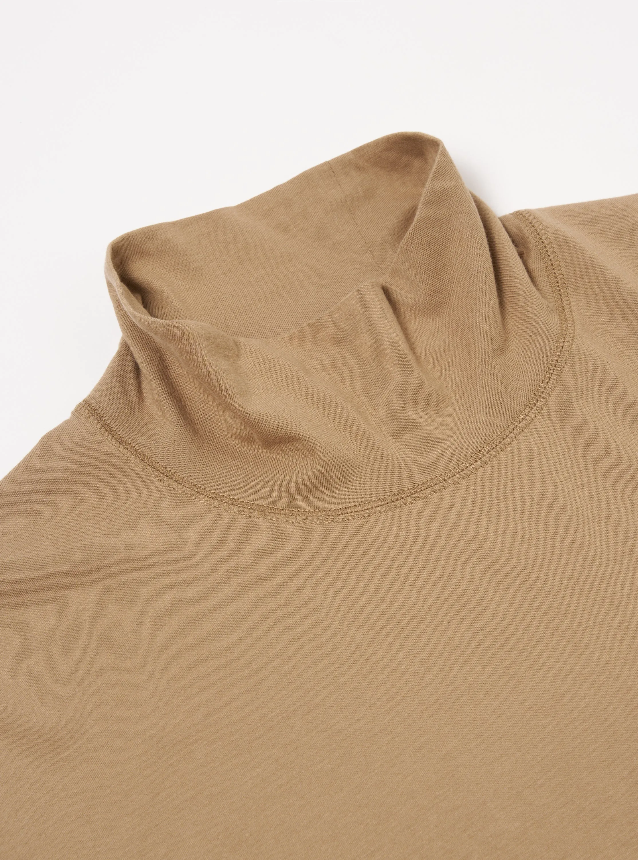 Sand Single Jersey Funnel Neck Tee sold by Universal Works product image thumbnail 3