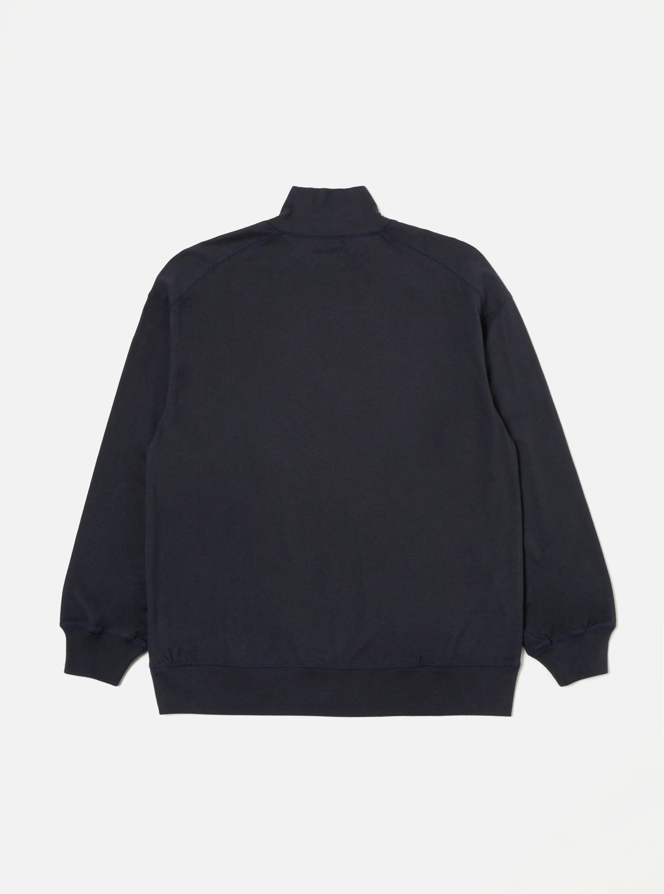 Navy Single Jersey Funnel Neck Tee sold by Universal Works product image thumbnail 2