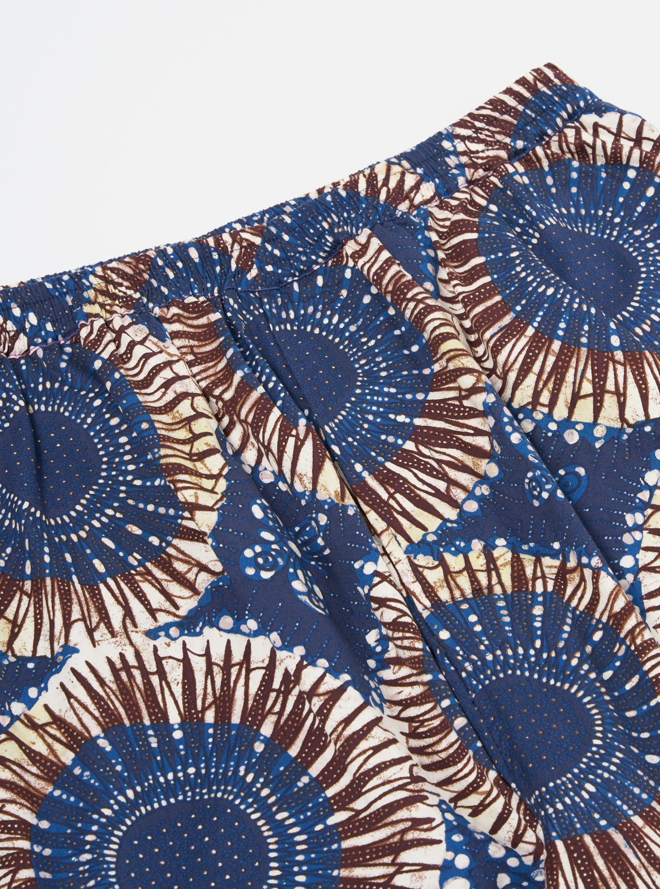 Universal Works Pyjama Pant in Navy Hokkoh Print sold by Universal Works product image thumbnail 3