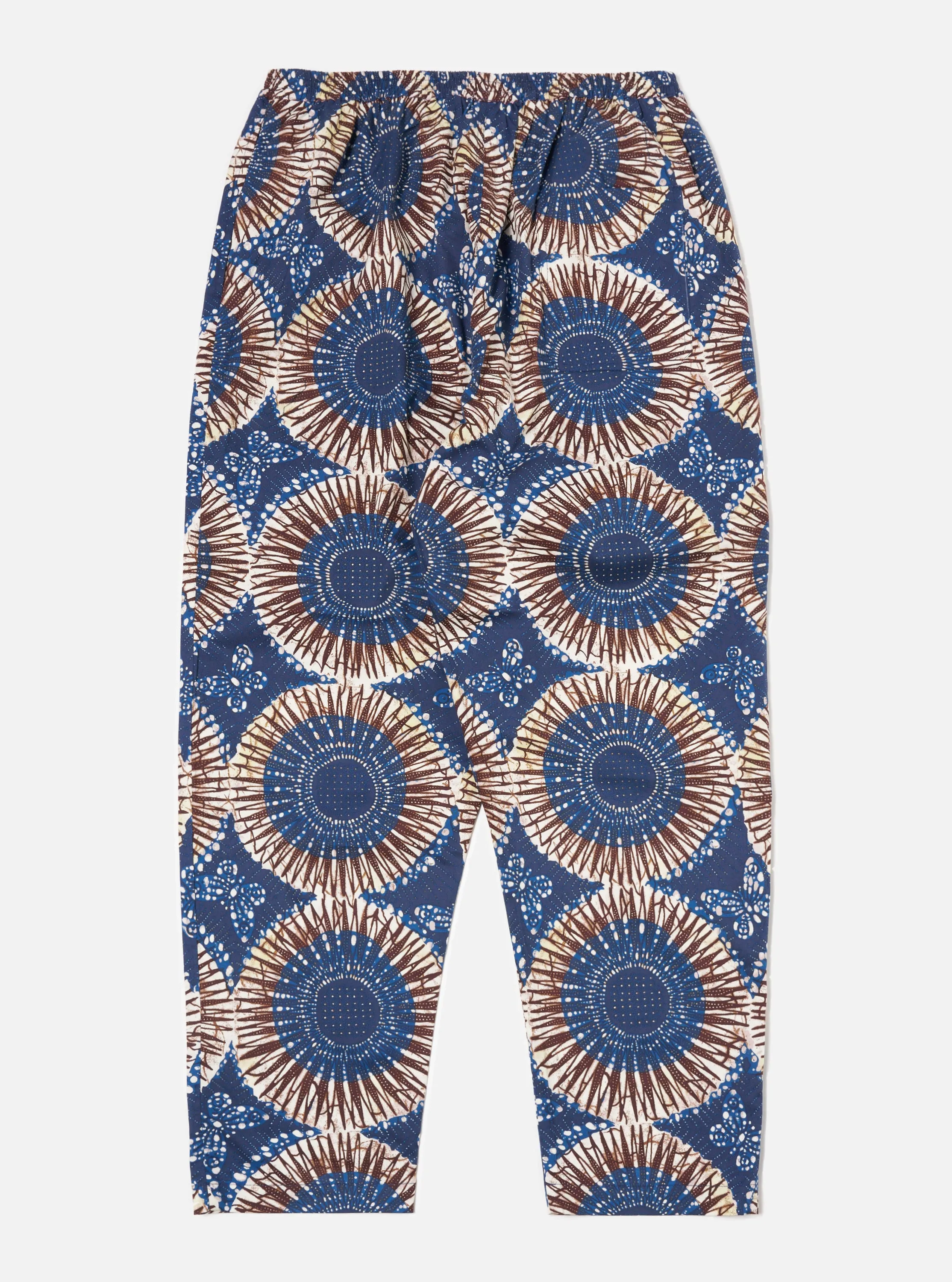 Universal Works Pyjama Pant in Navy Hokkoh Print sold by Universal Works product image thumbnail 2