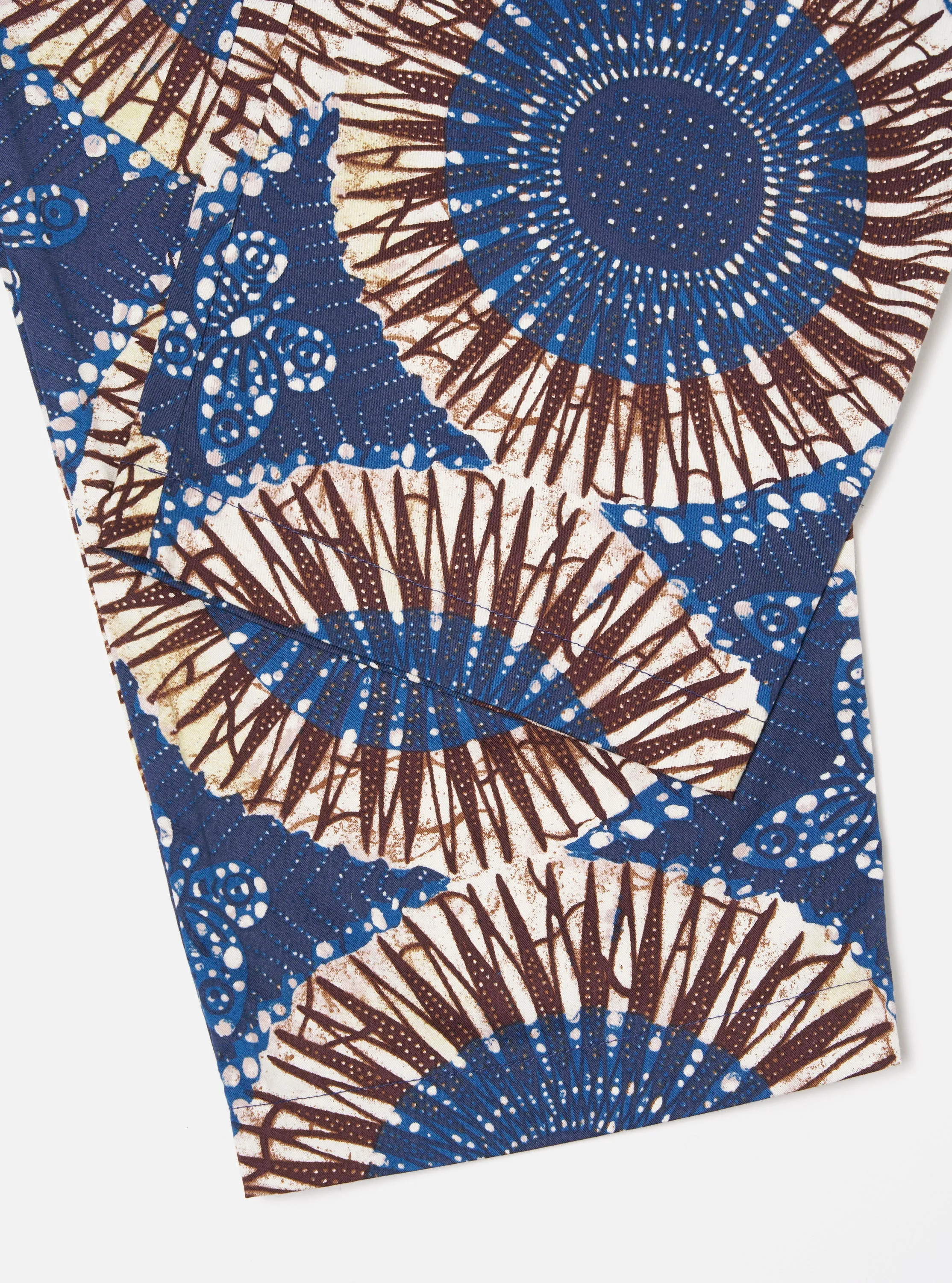 Universal Works Pyjama Pant in Navy Hokkoh Print sold by Universal Works product image thumbnail 5