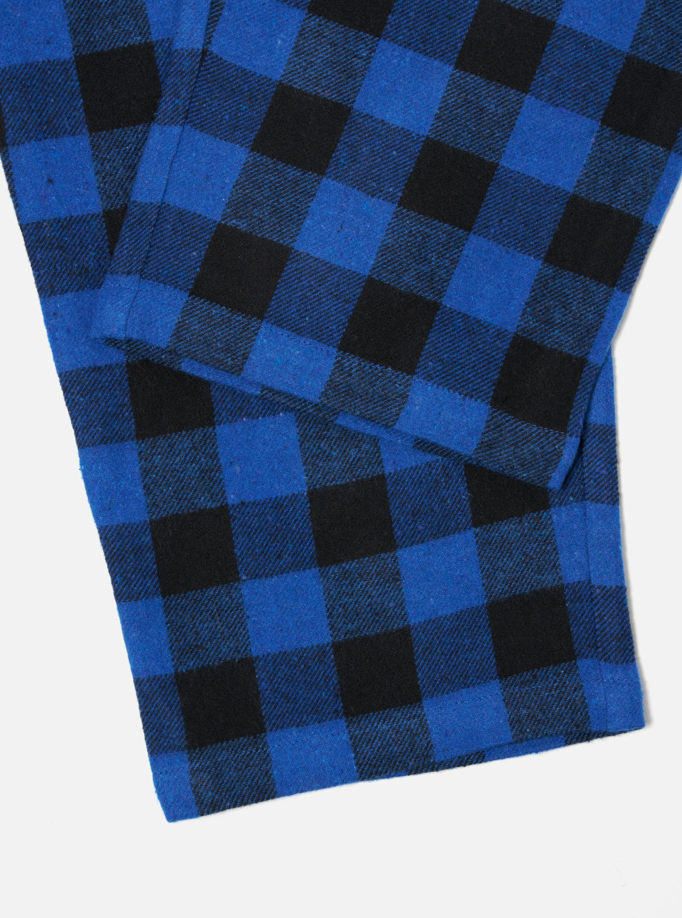 Blue Brushed Bold Gingham Pyjama Pant sold by Universal Works product image thumbnail 5