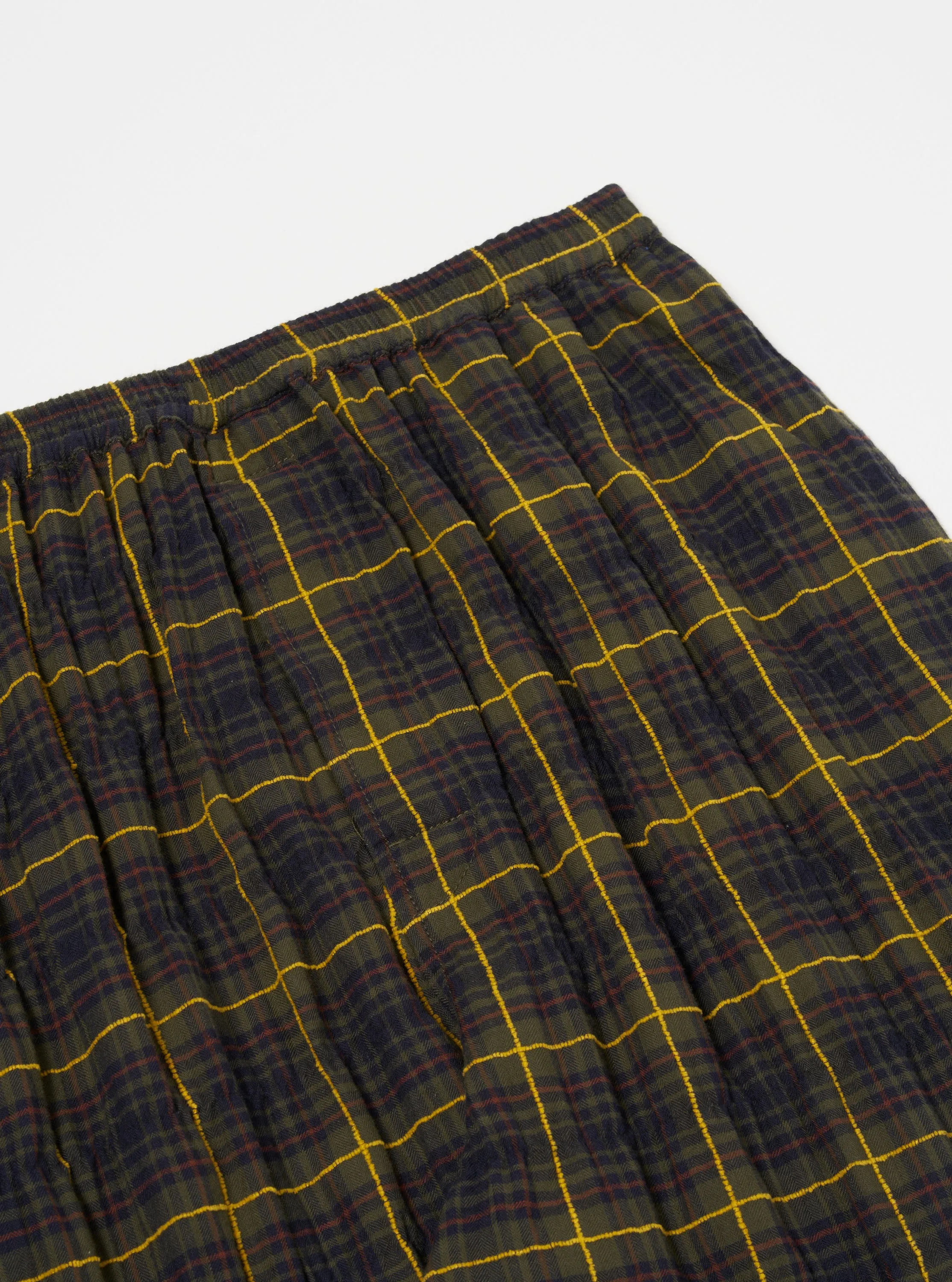 Olive JP Herringbone Check Pyjama Pant sold by Universal Works product image thumbnail 3