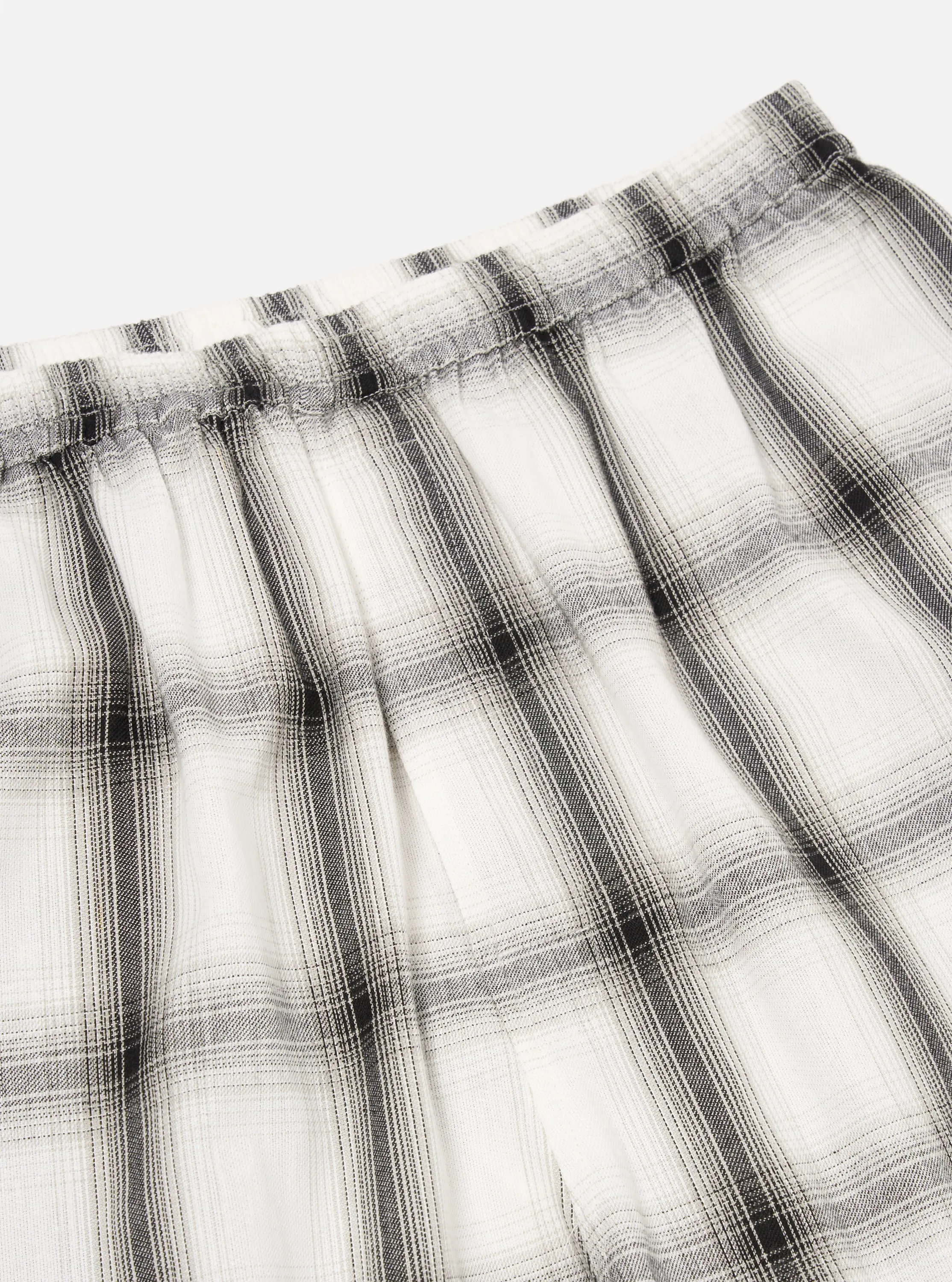 Ecru Shadow Check Pyjama Pant sold by Universal Works product image thumbnail 3