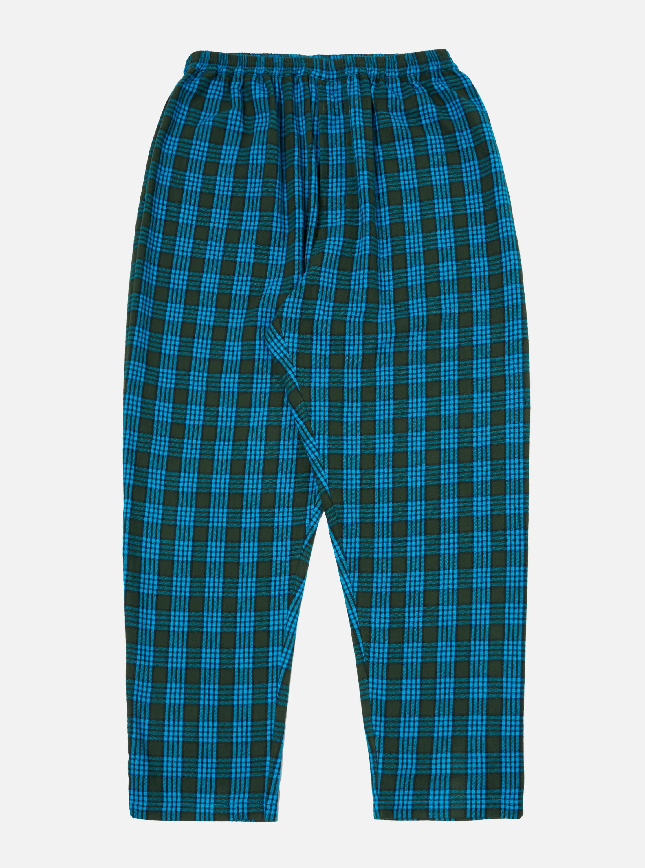 Blue Brushed Check Pyjama Pant sold by Universal Works