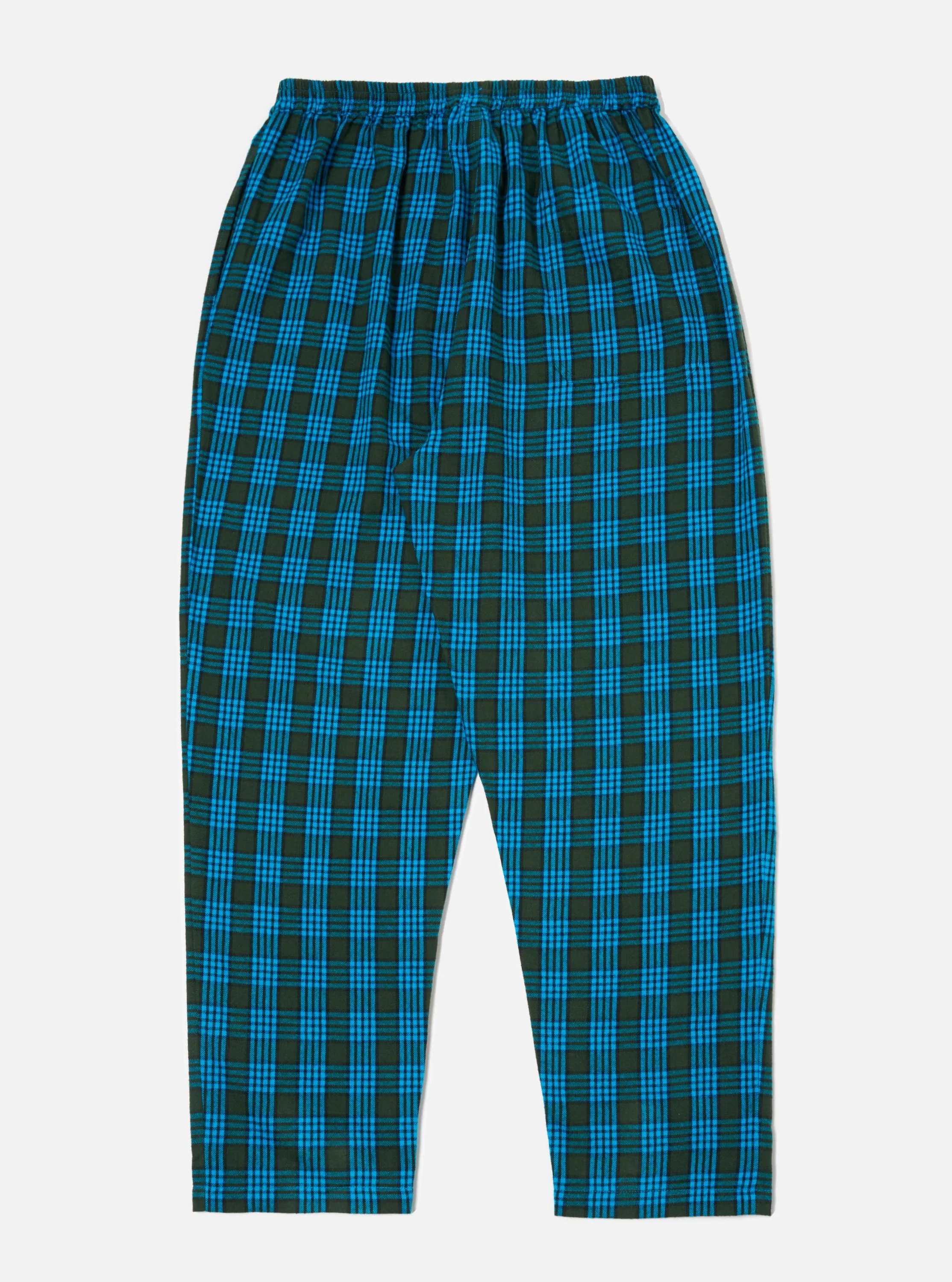 Blue Brushed Check Pyjama Pant sold by Universal Works product image thumbnail 2