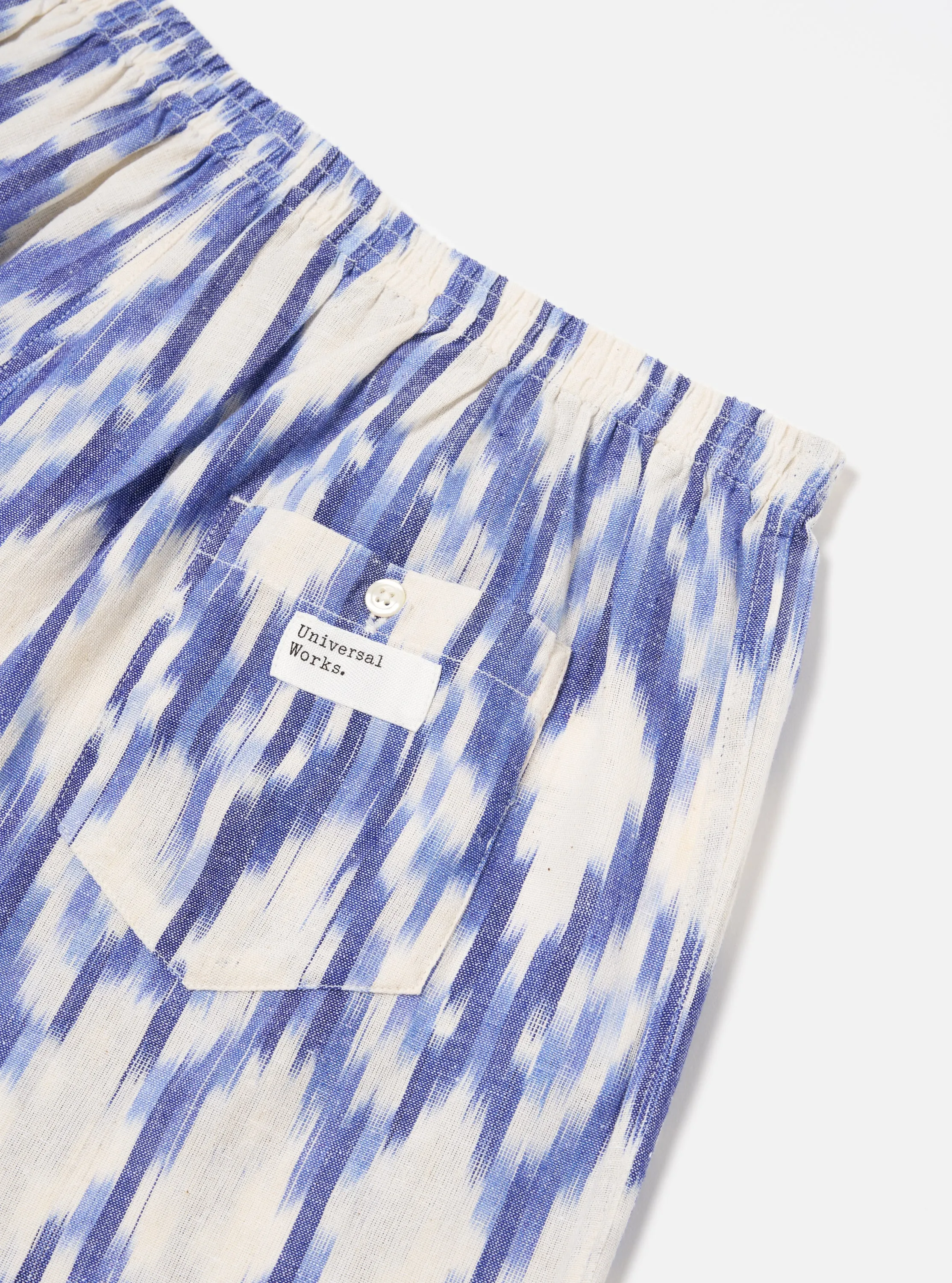 Ecru Ikat I Cotton Boxer Short sold by Universal Works product image thumbnail 4
