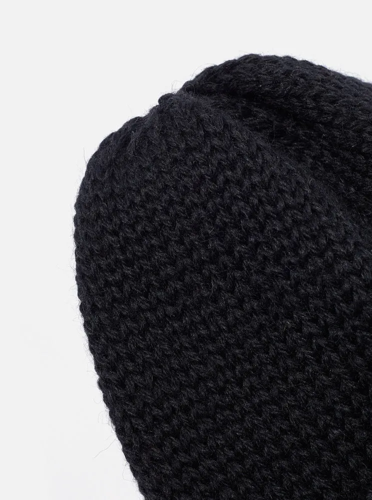 Universal Works Short Watch Cap in Black British Wool sold by Universal Works product image thumbnail 4