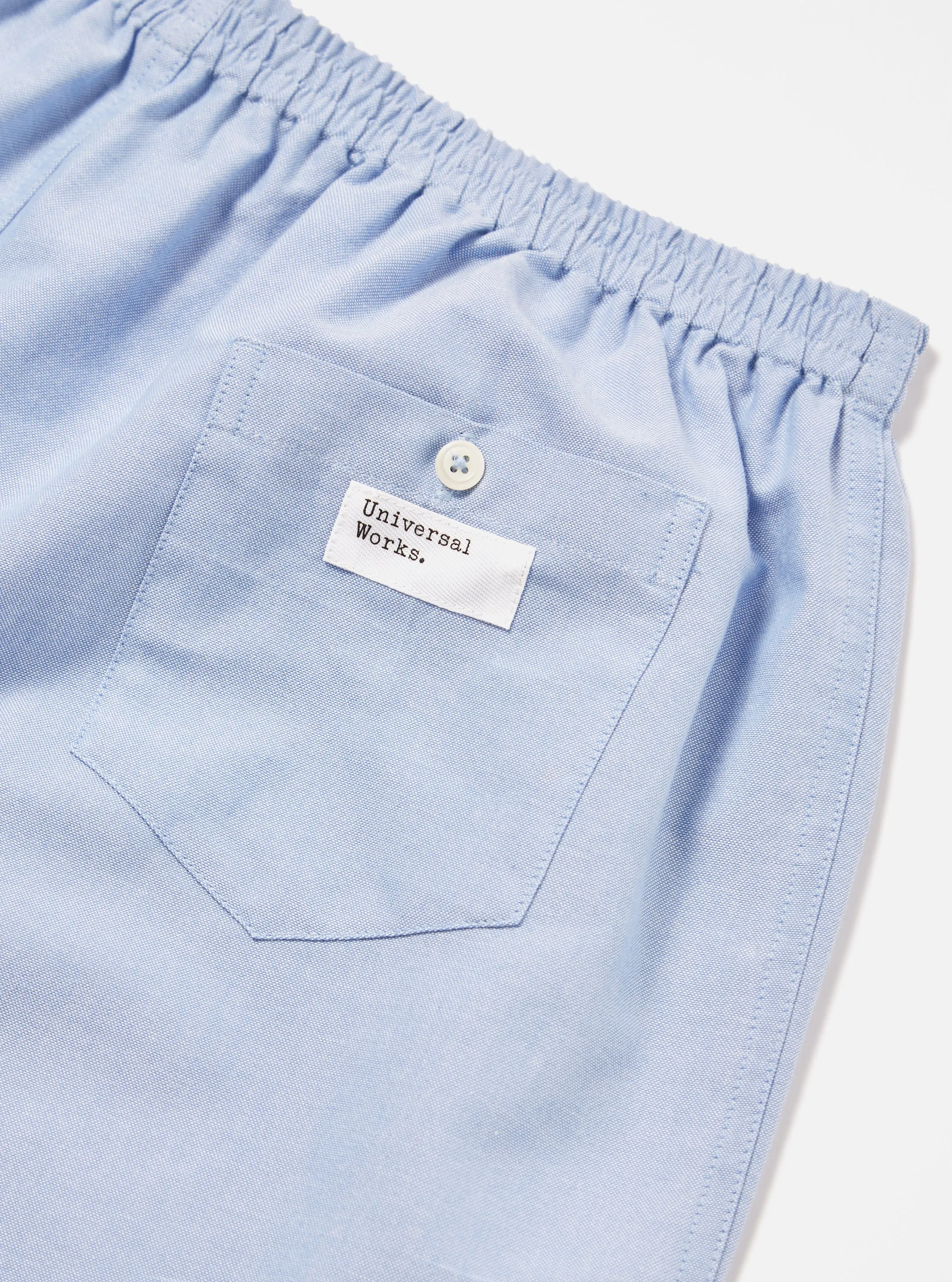 Universal Works Boxer Short in Blue Oxford Cotton sold by Universal Works product image thumbnail 3