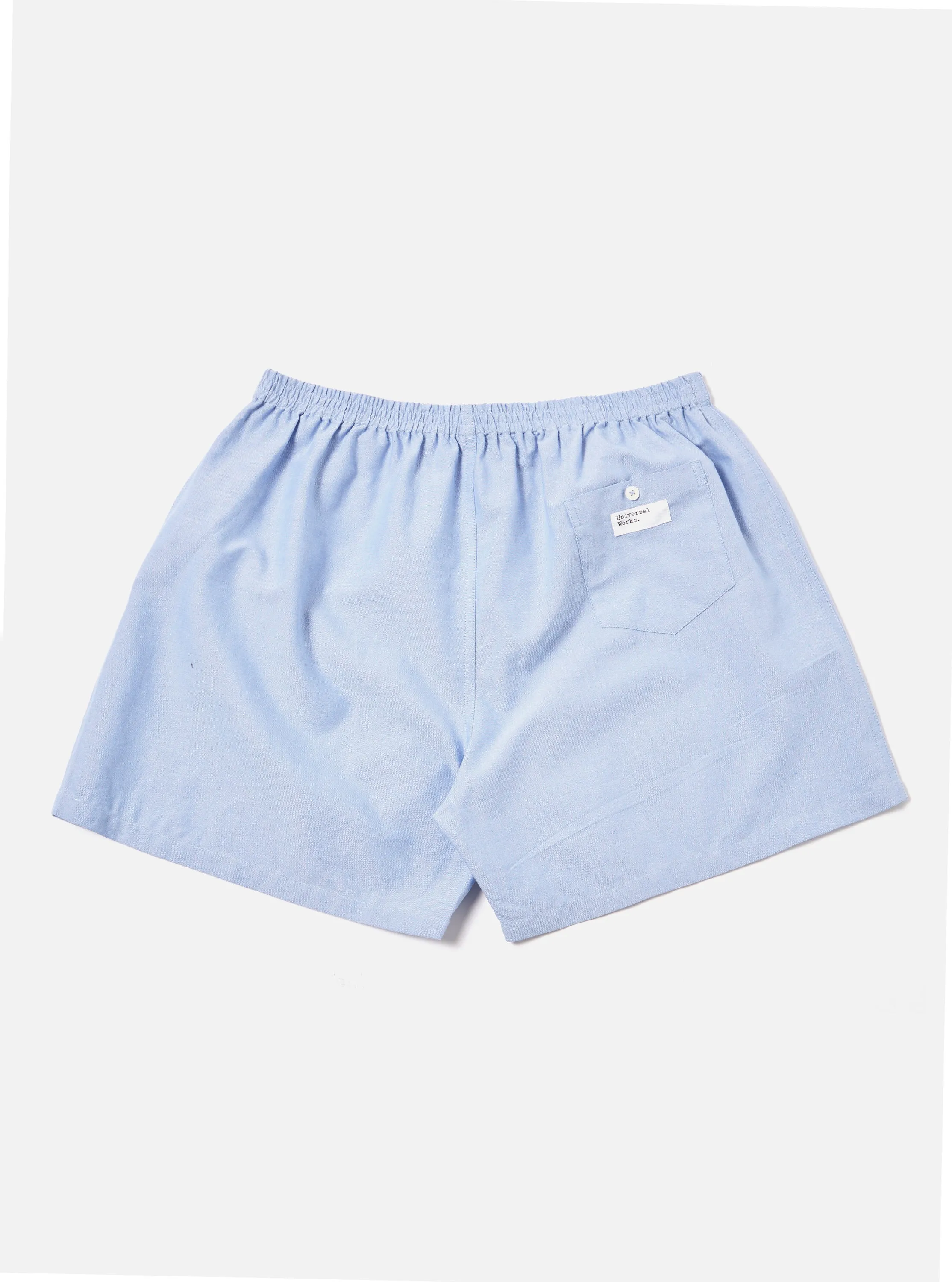 Universal Works Boxer Short in Blue Oxford Cotton sold by Universal Works product image thumbnail 2