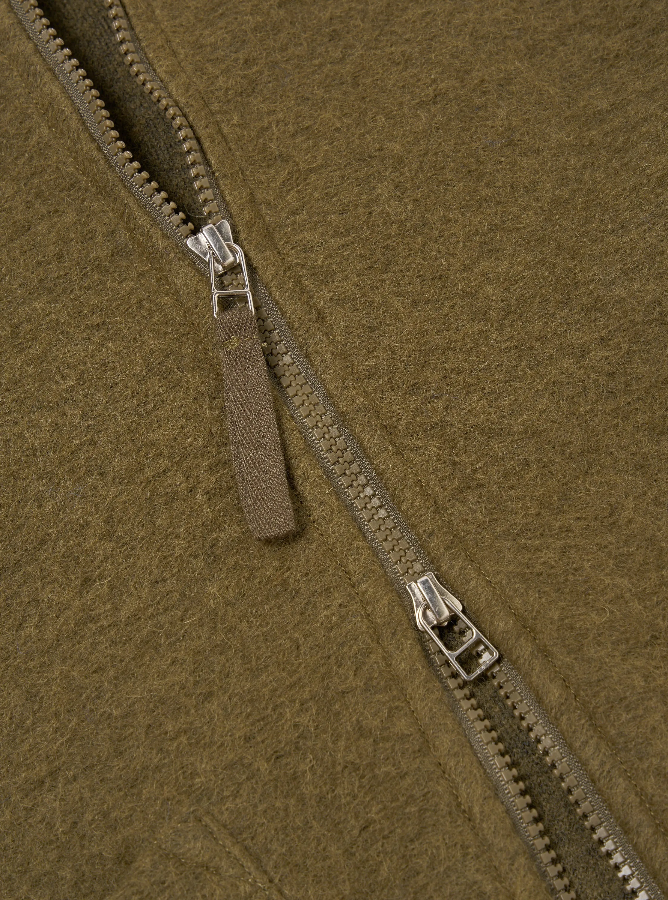 Universal Works Travel Hoodie in Lovat Wool Fleece sold by Universal Works product image thumbnail 4