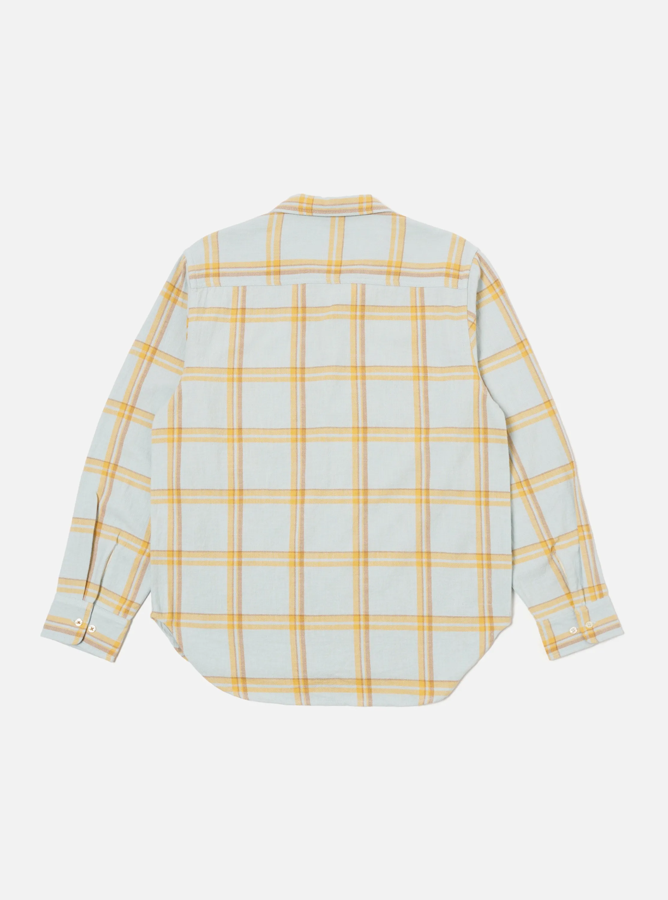 Blue Slub Twill Check Work Shirt sold by Universal Works product image thumbnail 2