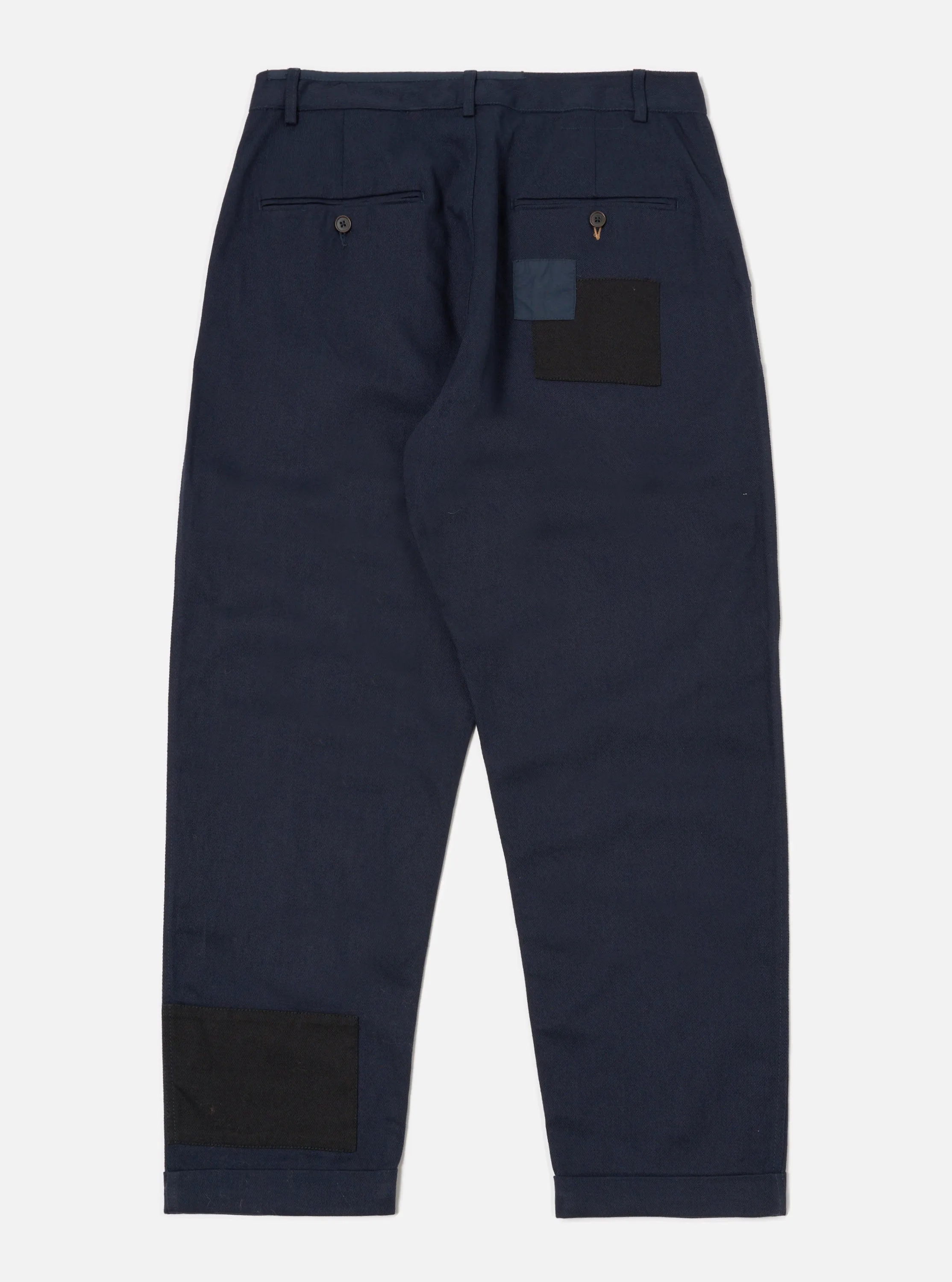 Universal Works Patched Super Chino in Navy Works Twill Mix sold by Universal Works product image thumbnail 2