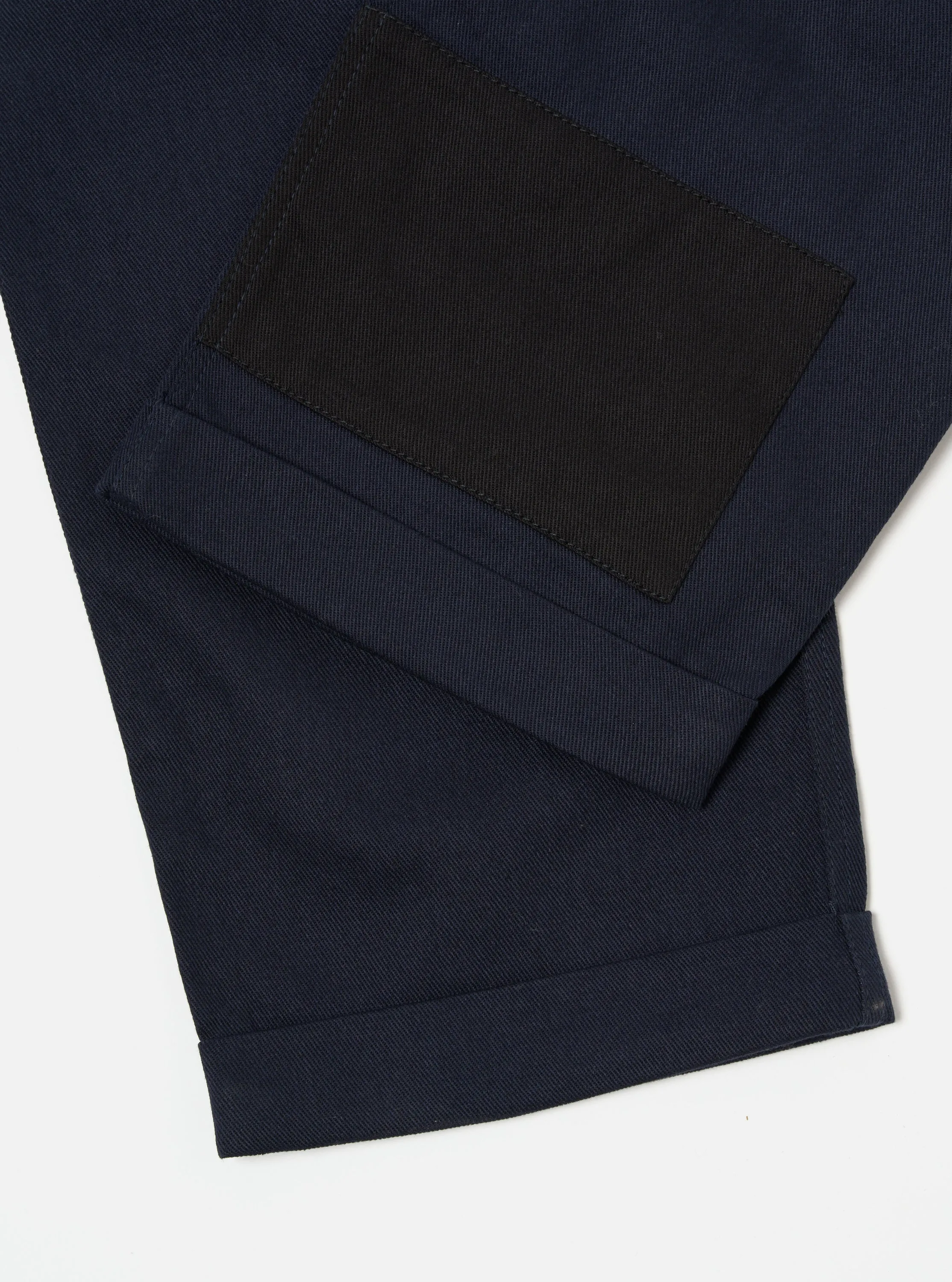 Universal Works Patched Super Chino in Navy Works Twill Mix sold by Universal Works product image thumbnail 5