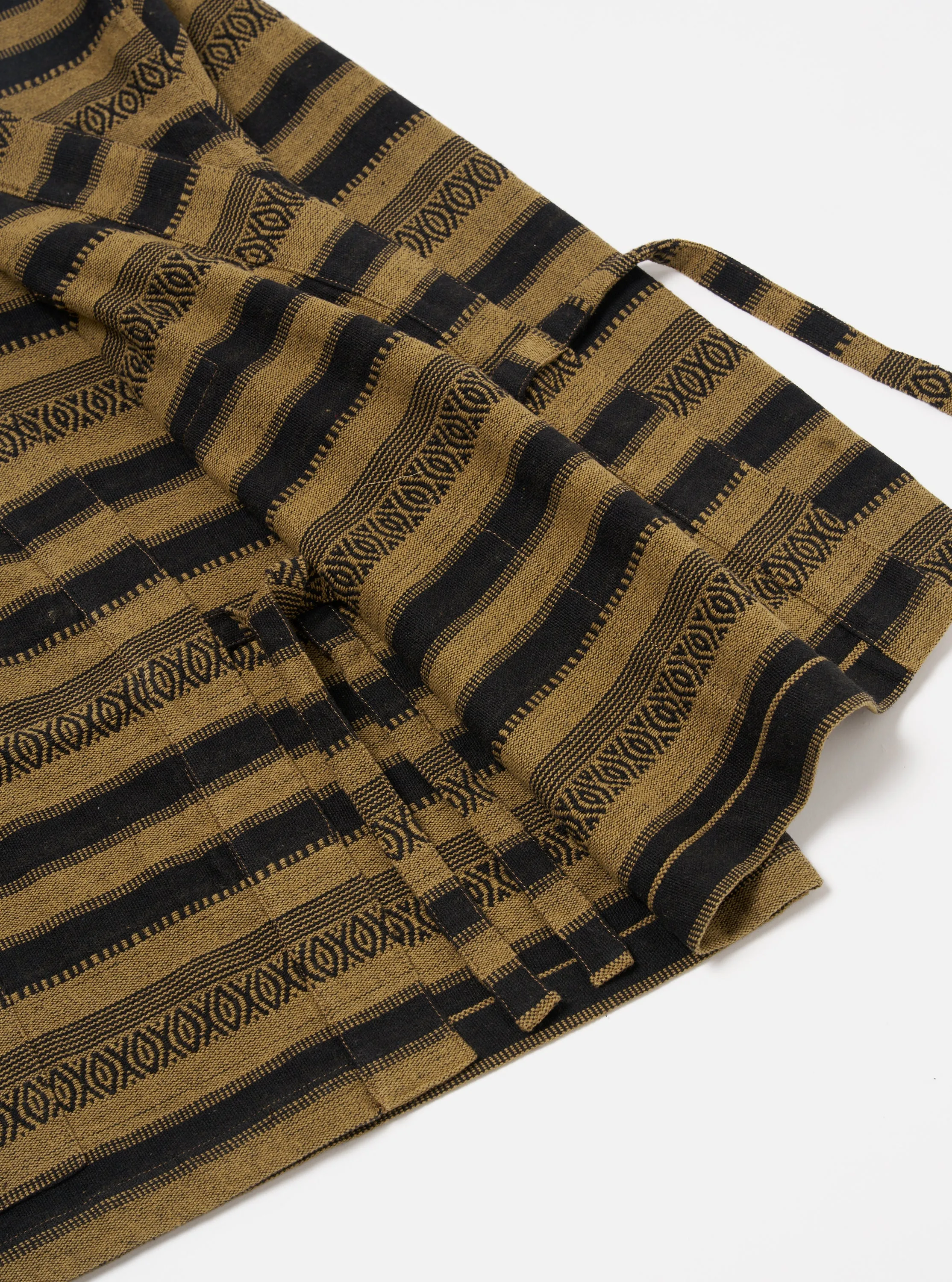 Universal Works Kyoto Work Jacket in Khaki Blanket Stripe sold by Universal Works product image thumbnail 5