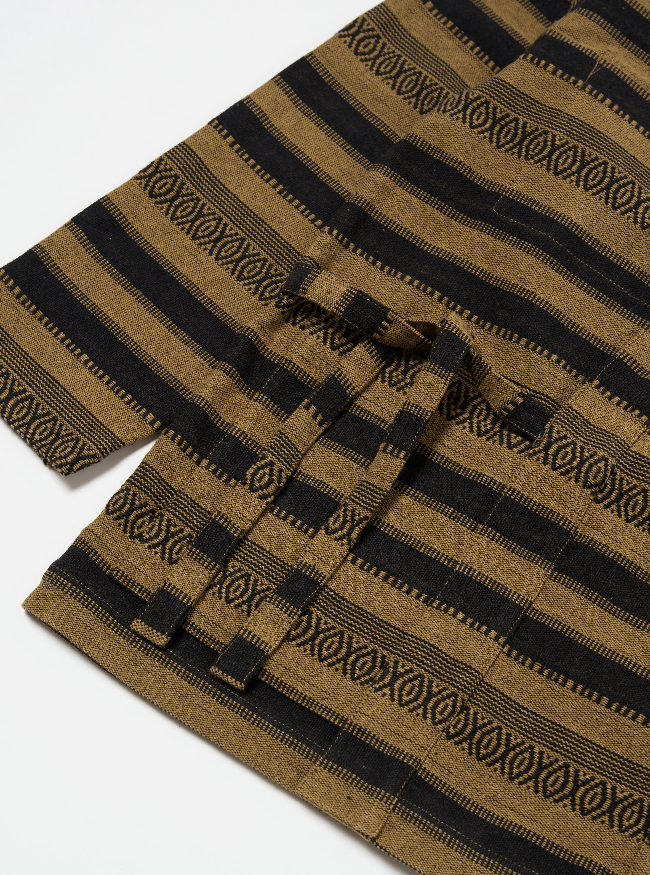 Universal Works Kyoto Work Jacket in Khaki Blanket Stripe sold by Universal Works product image thumbnail 4