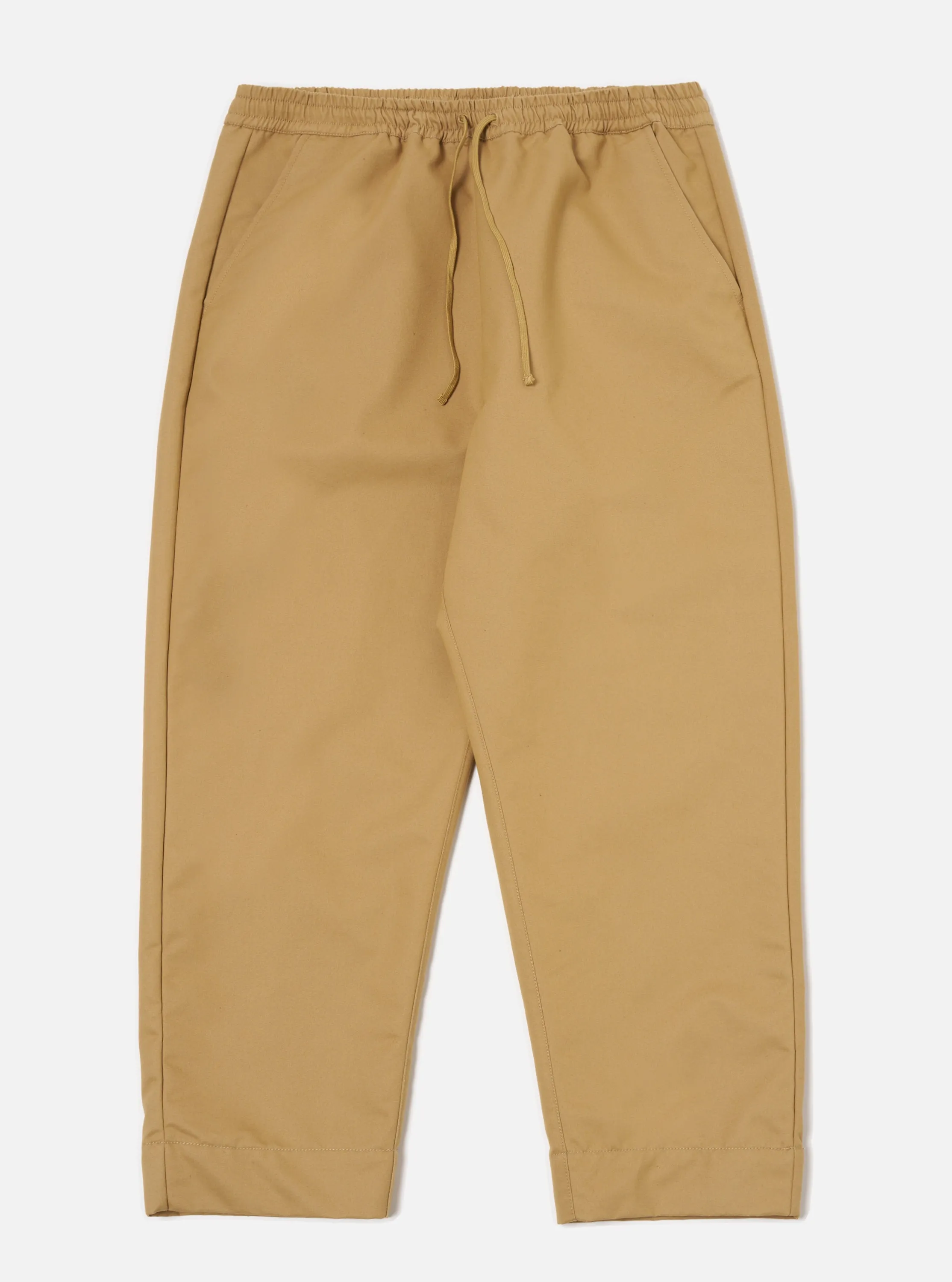 Universal Works Judo Pant in Sand Brushed Polytech sold by Universal Works