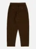 Universal Works Pleated Track Pant in Brown Check Cord Seersucker sold by Universal Works