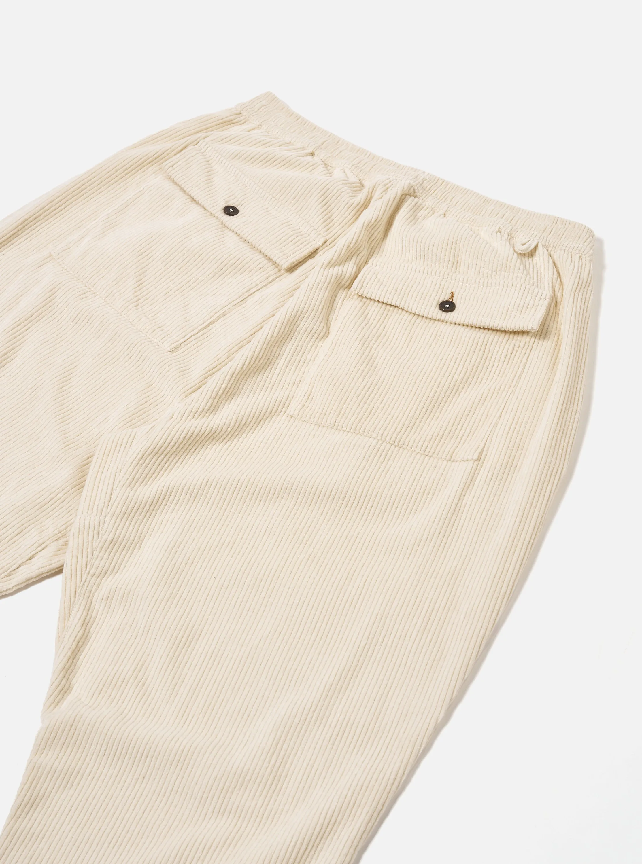 Ecru 6 Wale Cord Braga Pant sold by Universal Works product image thumbnail 4