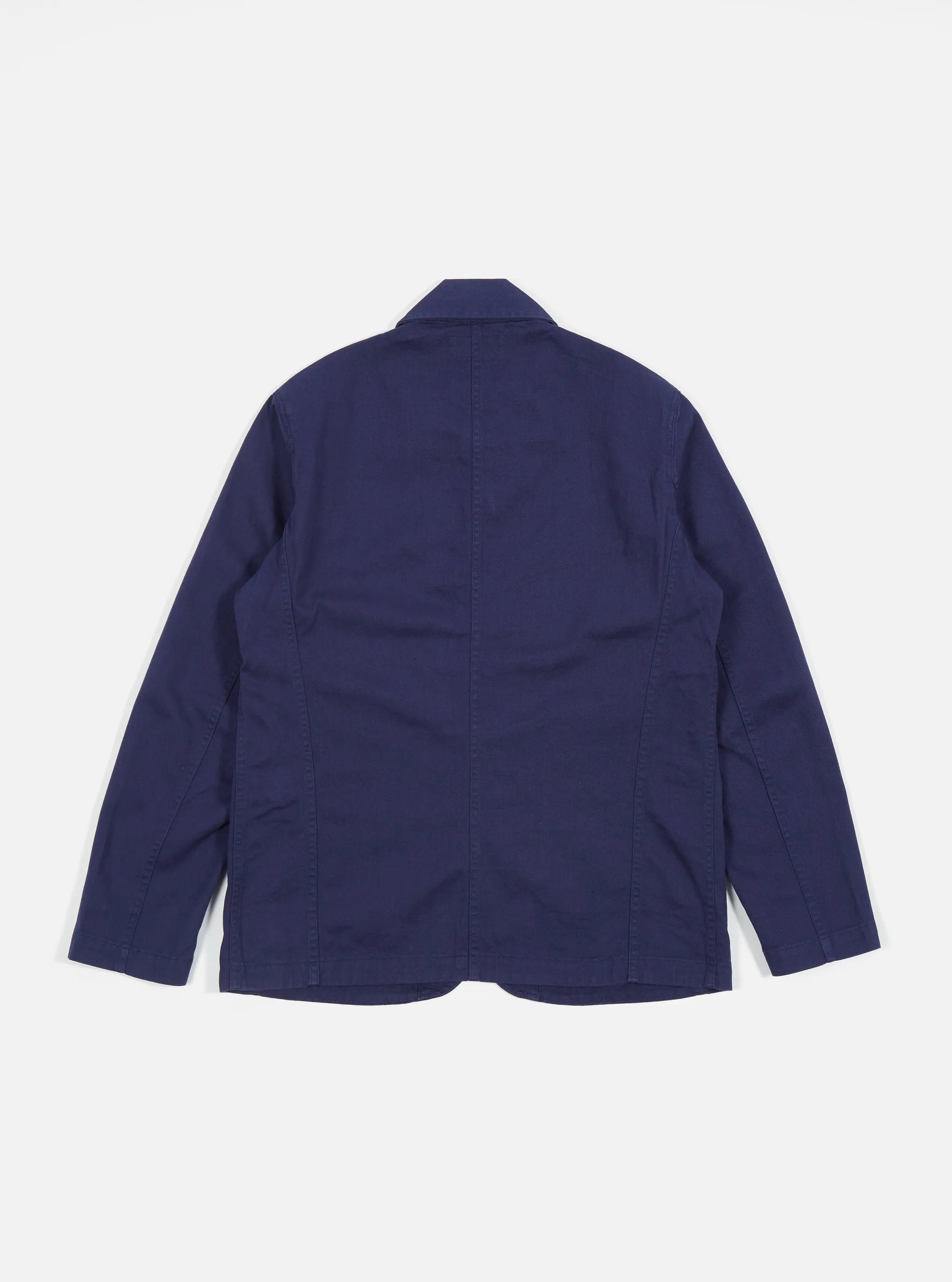 Universal Works Bakers Jacket in Work Blue Byron Twill sold by Universal Works product image thumbnail 2