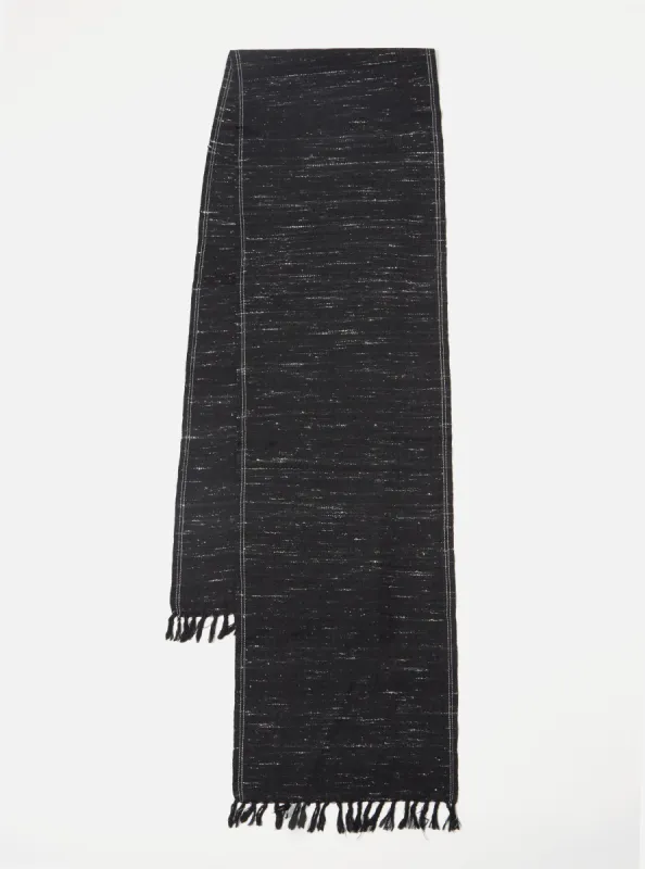 Universal Works Yak Scarf in Charcoal/Stone Yak Wool sold by Universal Works