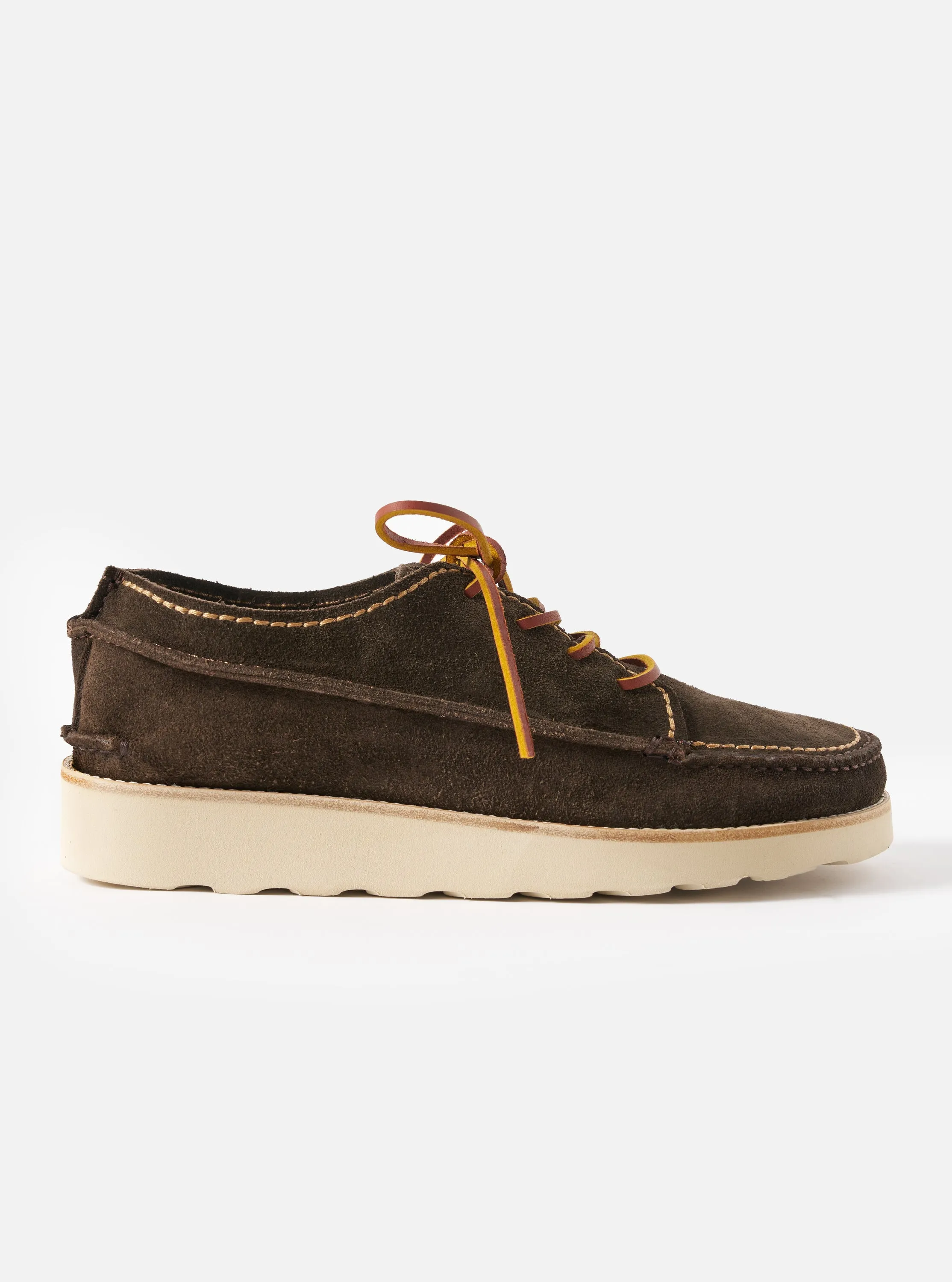 Zardus Jack in Dark Brown Suede sold by Universal Works