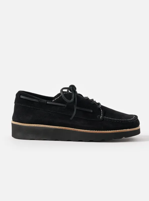 Zardus for Universal Works Black Suede Oliver sold by Universal Works