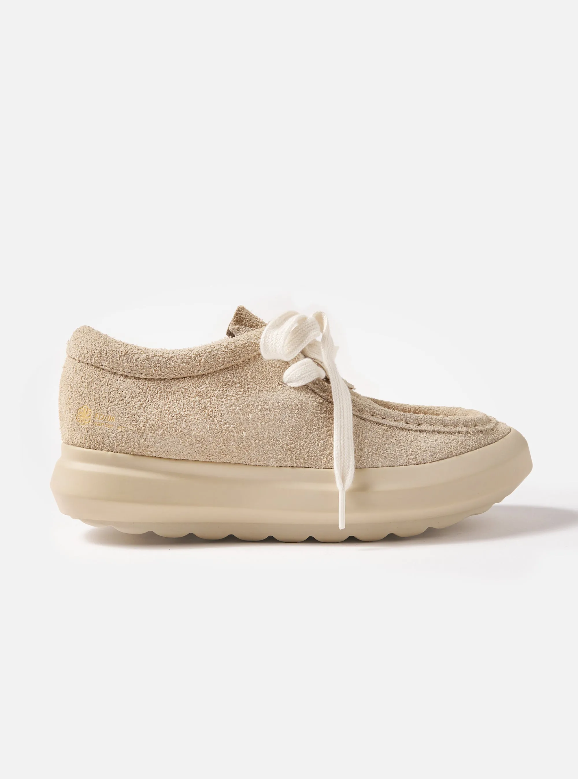 Wander FD/08 in Khaki Hairy Suede sold by Universal Works