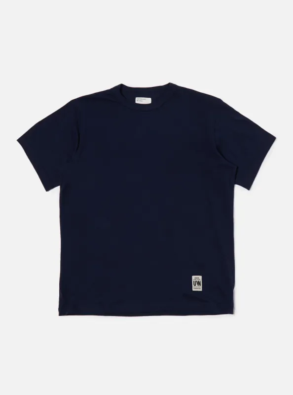 Universal Works Core Tee in Navy Single Jersey sold by Universal Works