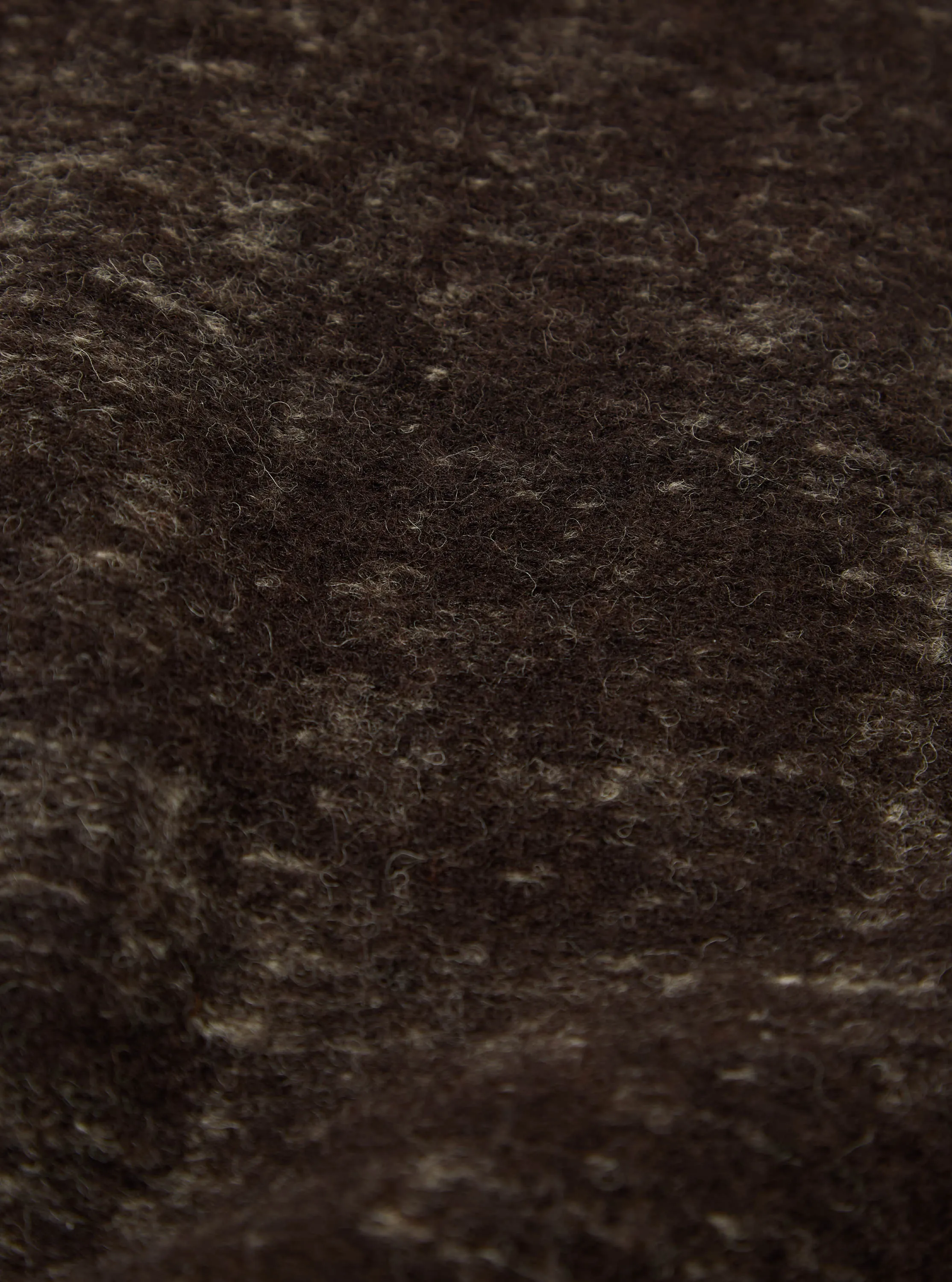 Universal Works Zip Gilet in Brown Marble Fleece sold by Universal Works product image thumbnail 5