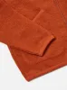 Universal Works Zip Bomber in Orange Wool Fleece sold by Universal Works