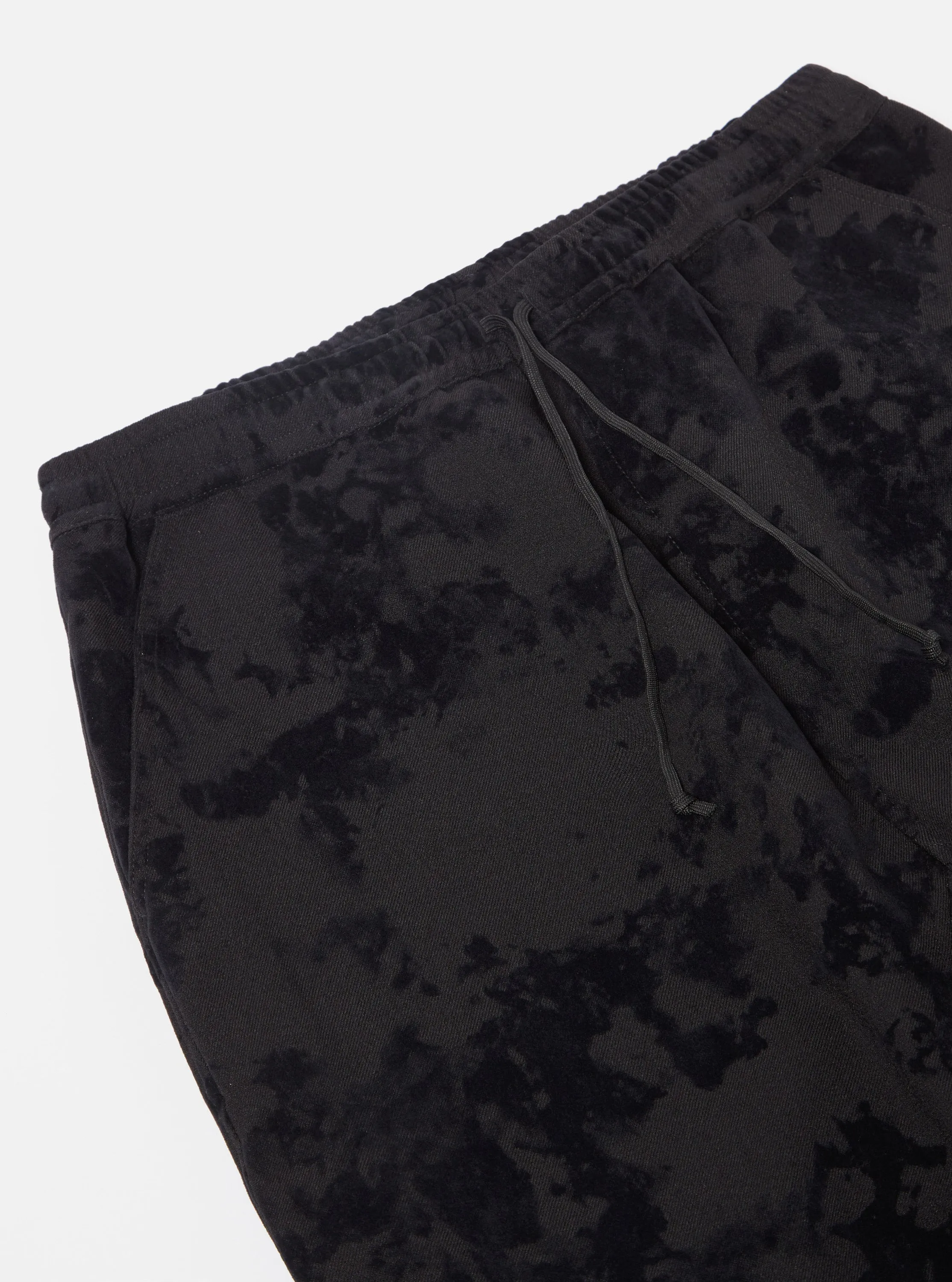 Universal Works K Track Pant in Black Japanese Flock Camo sold by Universal Works product image thumbnail 3