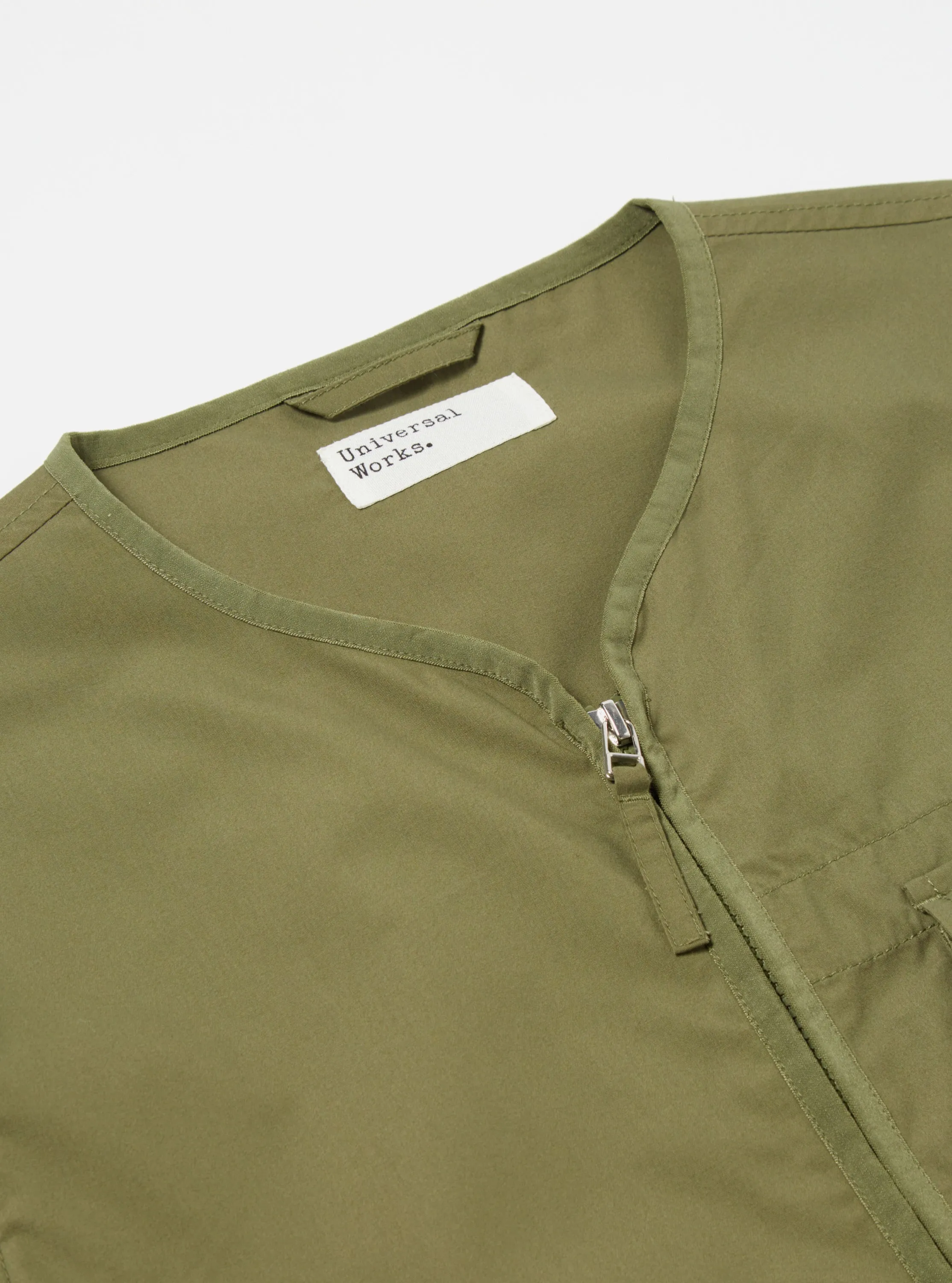 Universal Works Parachute Liner Jacket in Olive Recycled Poly Tech sold by Universal Works product image thumbnail 4