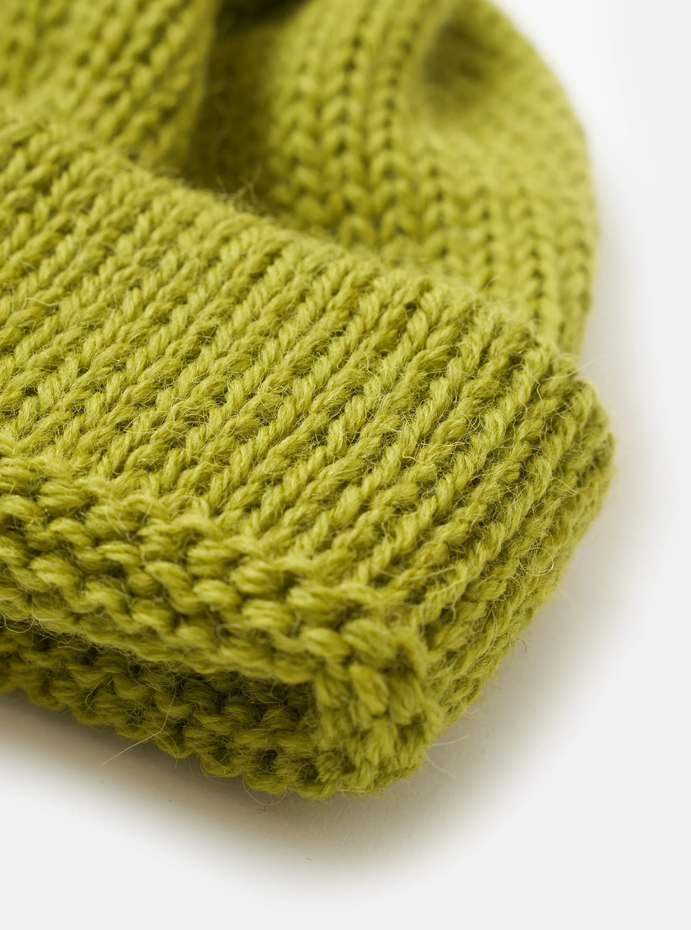 Olive British Wool Short Watch Cap sold by Universal Works product image thumbnail 3