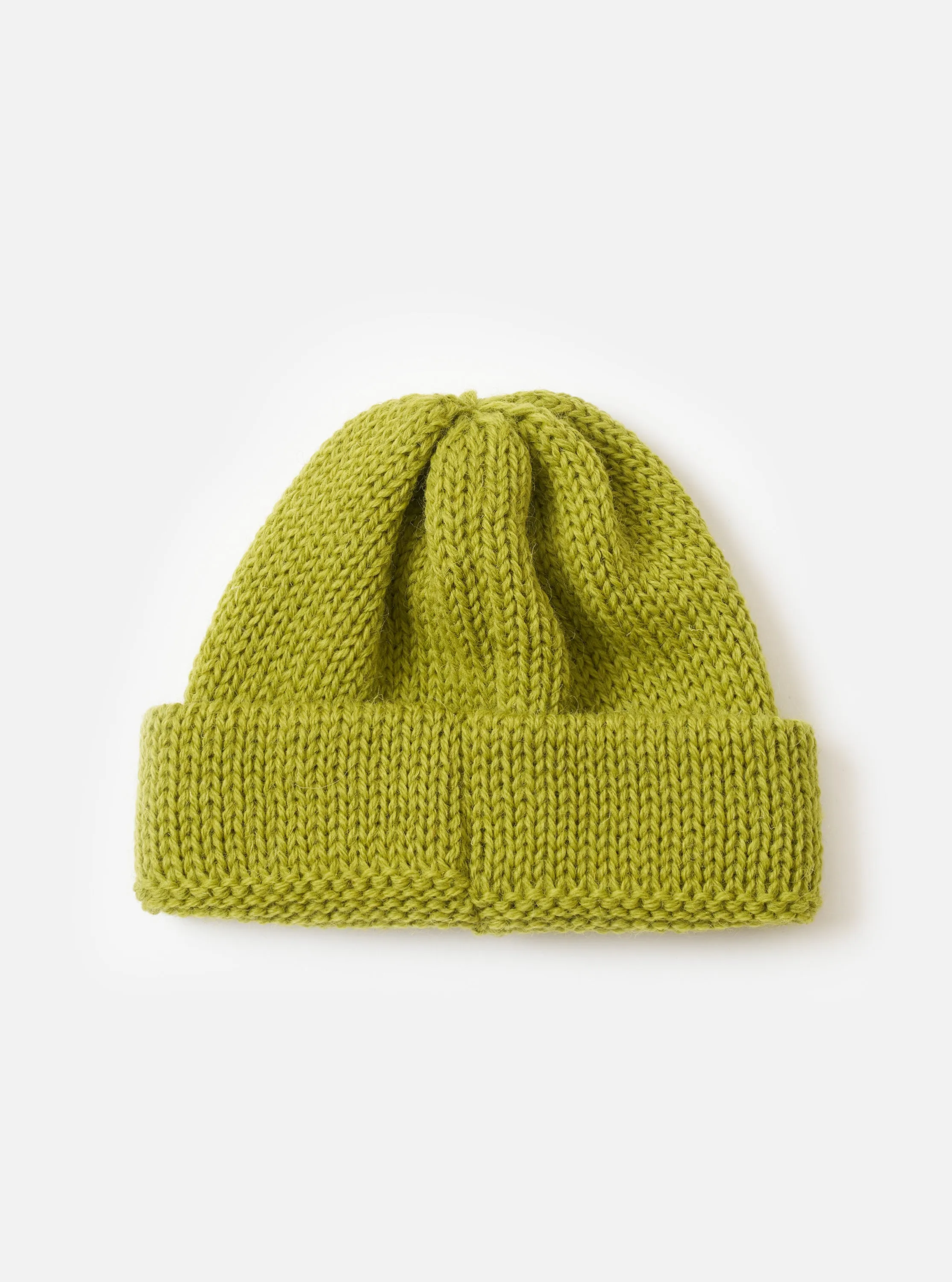 Olive British Wool Short Watch Cap sold by Universal Works product image thumbnail 2