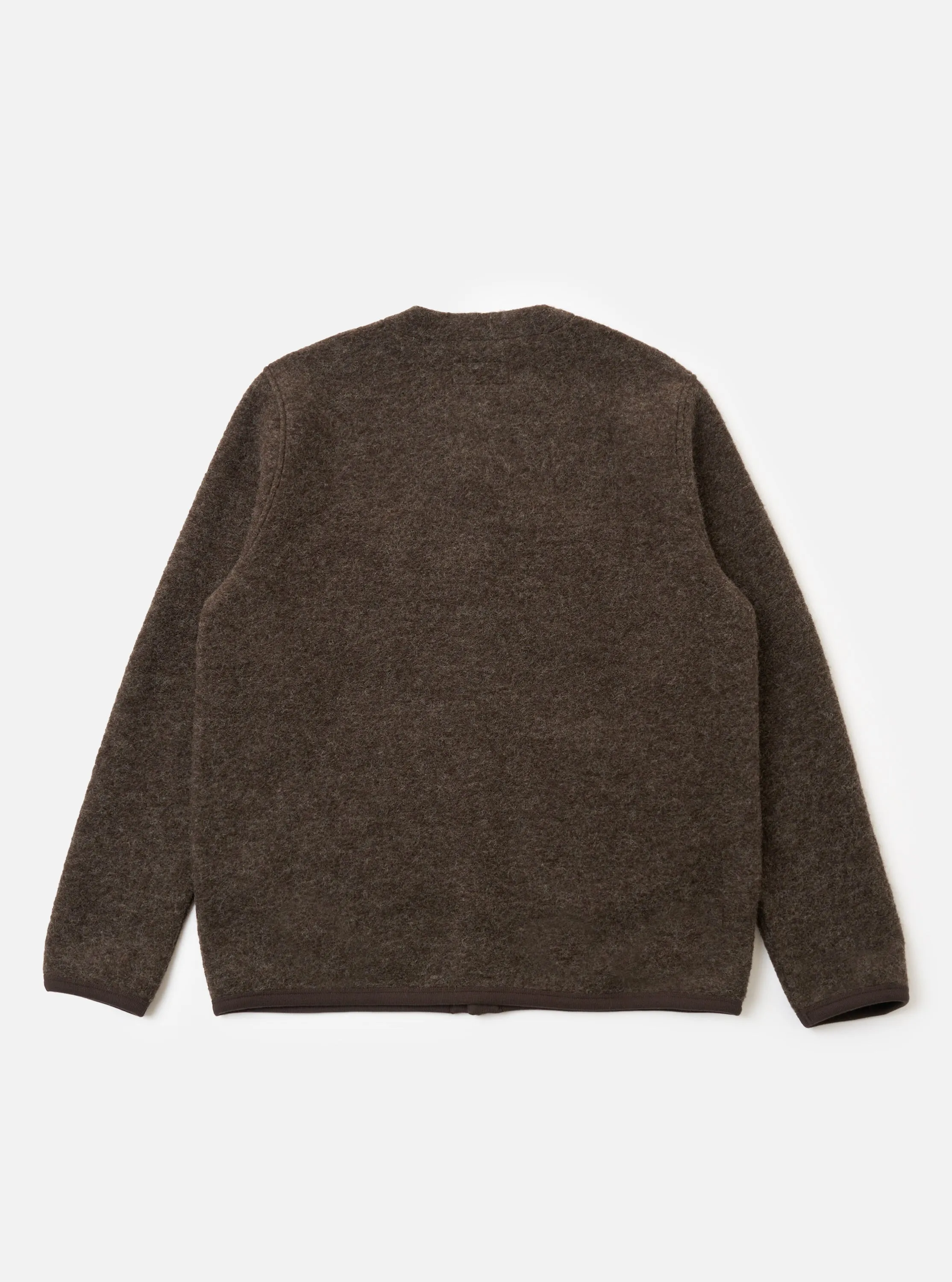 Brown Wool Fleece Cardigan sold by Universal Works product image thumbnail 3