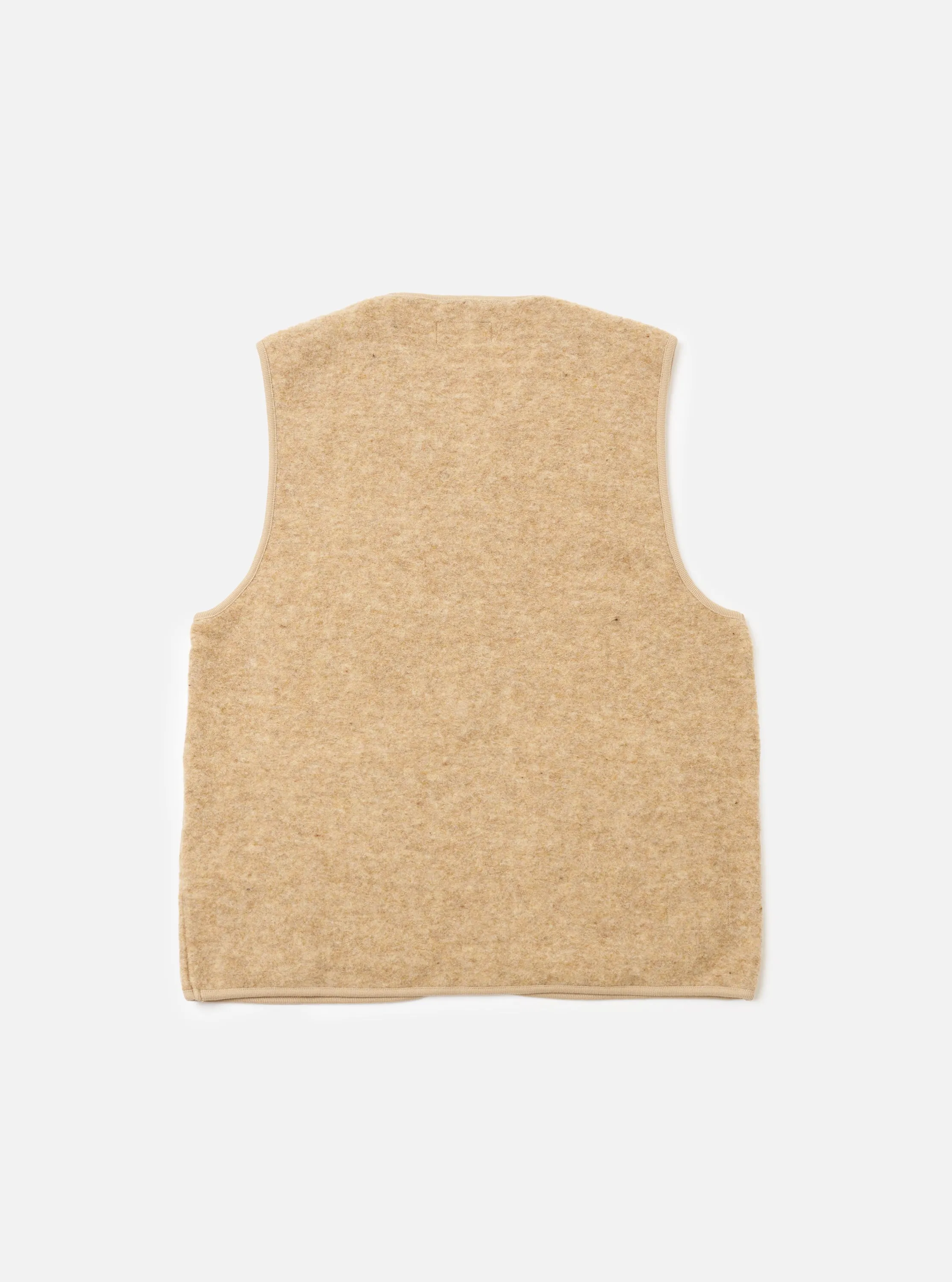 Stone Wool Fleece Zip Gilet sold by Universal Works product image thumbnail 3