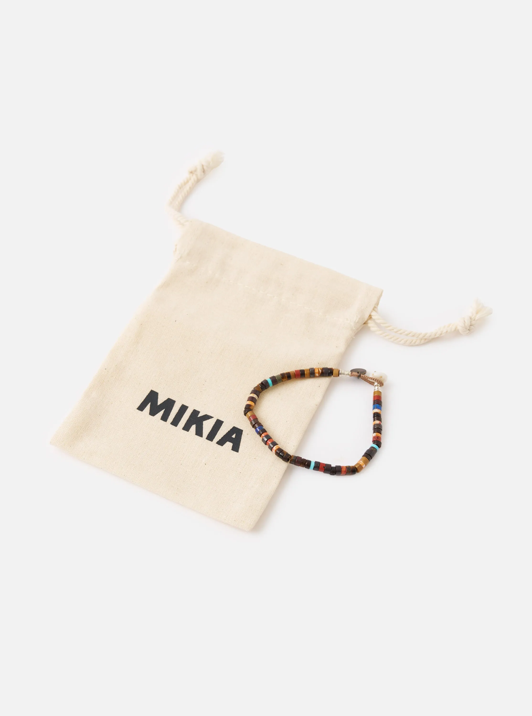 Mikia Brown Multi Heishi Beads Bracelet sold by Universal Works product image thumbnail 4