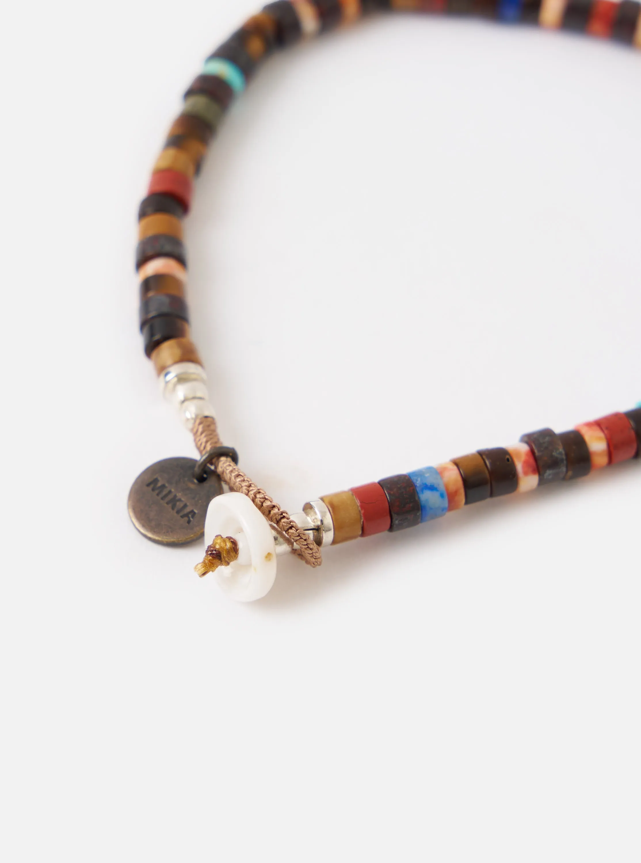 Mikia Brown Multi Heishi Beads Bracelet sold by Universal Works product image thumbnail 2