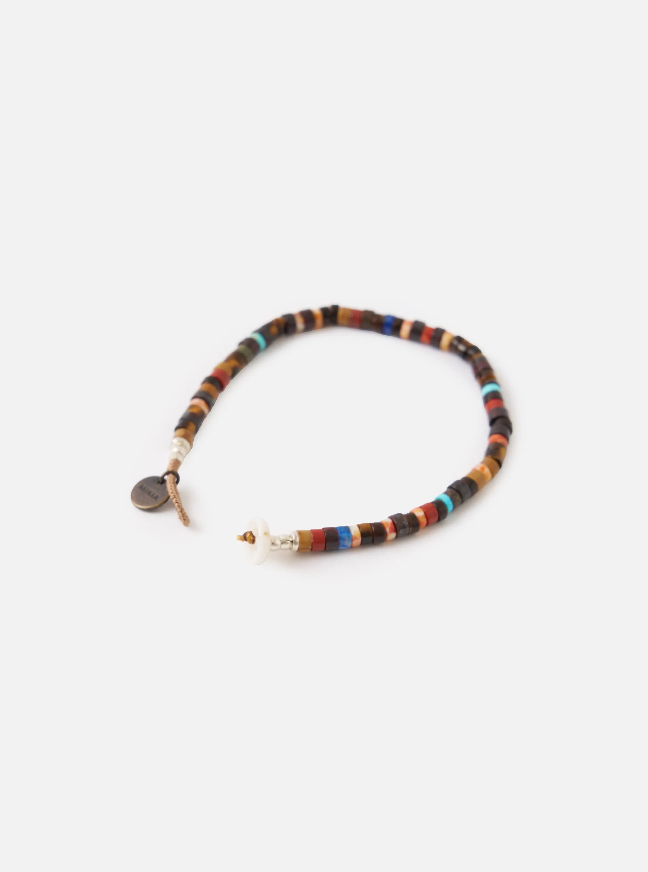 Mikia Brown Multi Heishi Beads Bracelet sold by Universal Works product image thumbnail 3